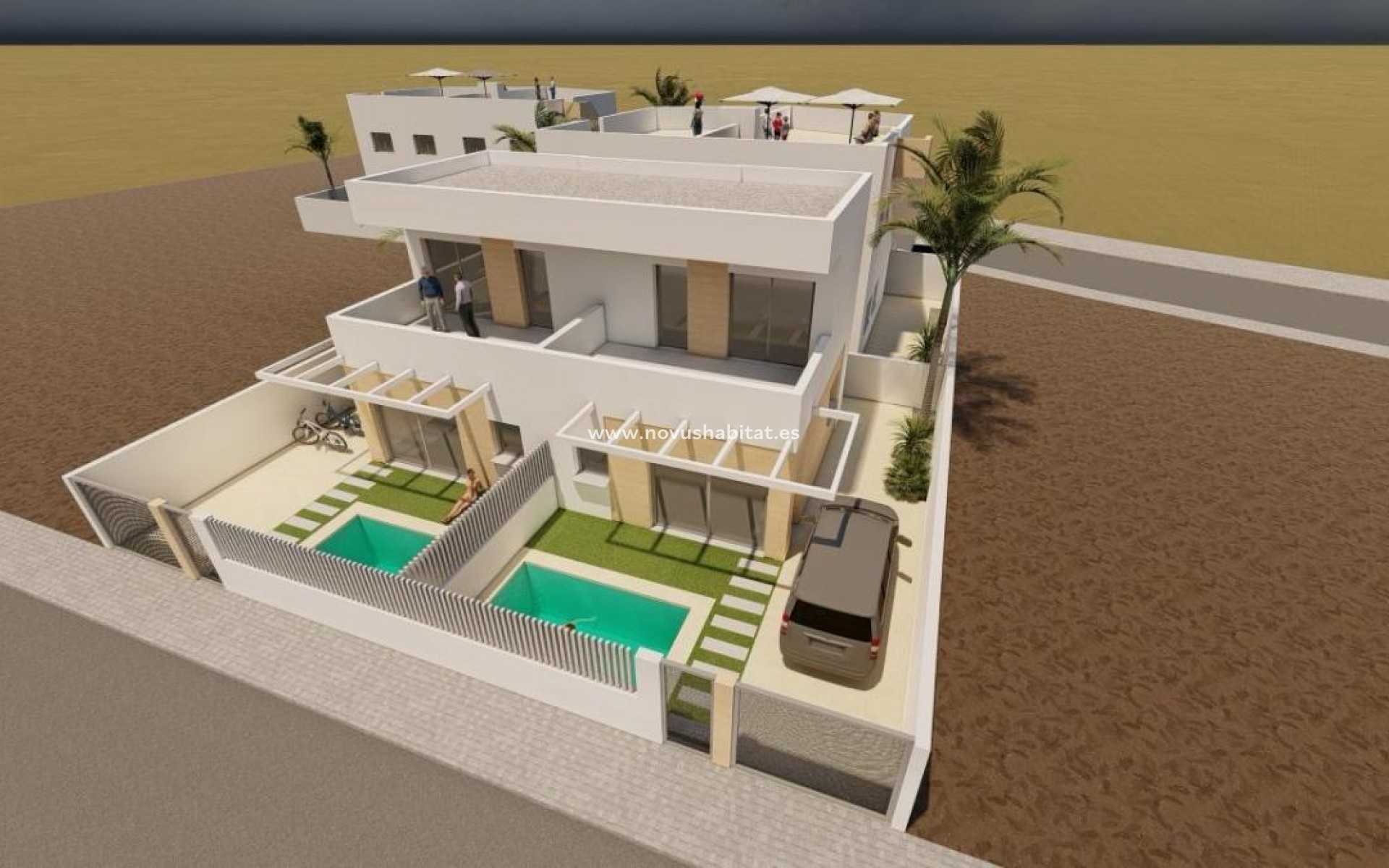 Nieuwbouw - Terraced houses - Mazarron