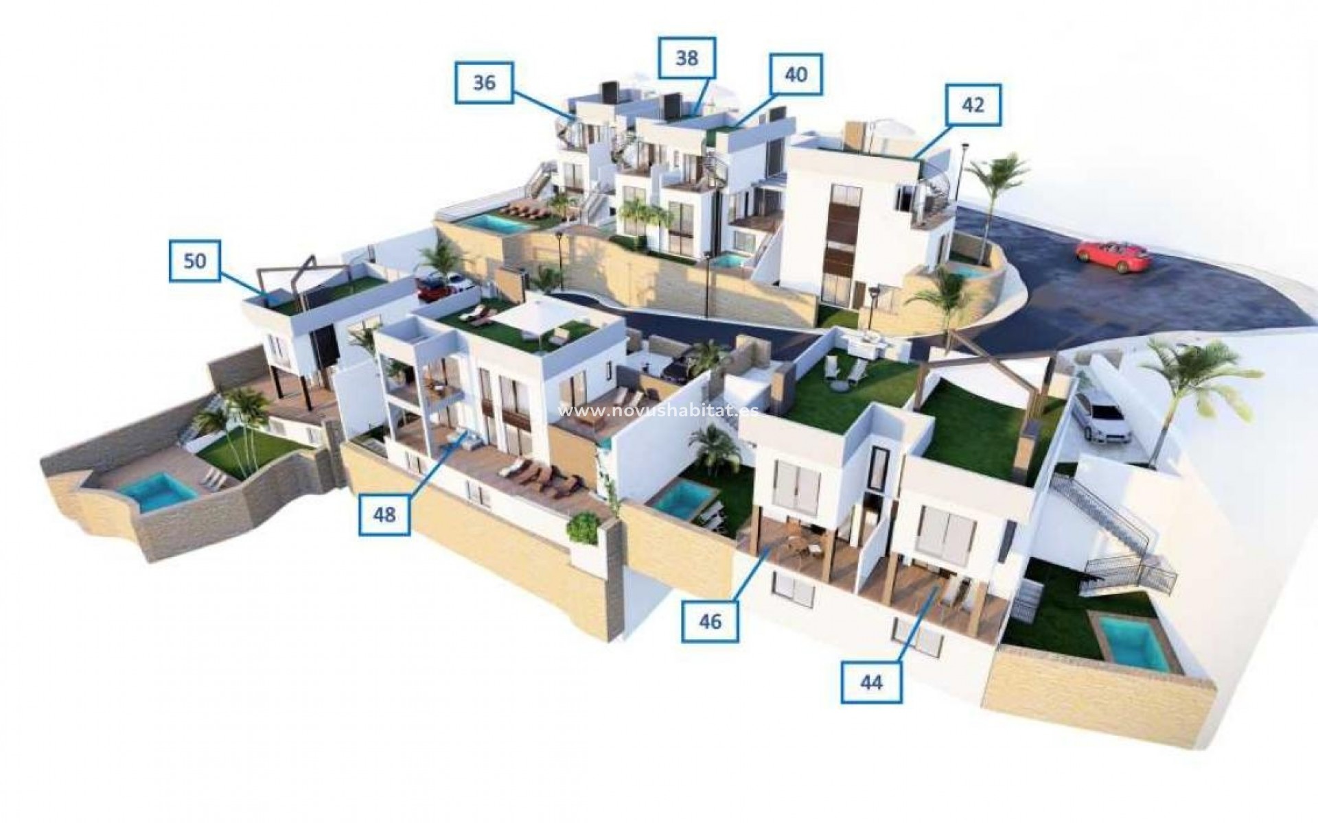 Nieuwbouw - Villa - Algorfa - Calle Alicante, 36
