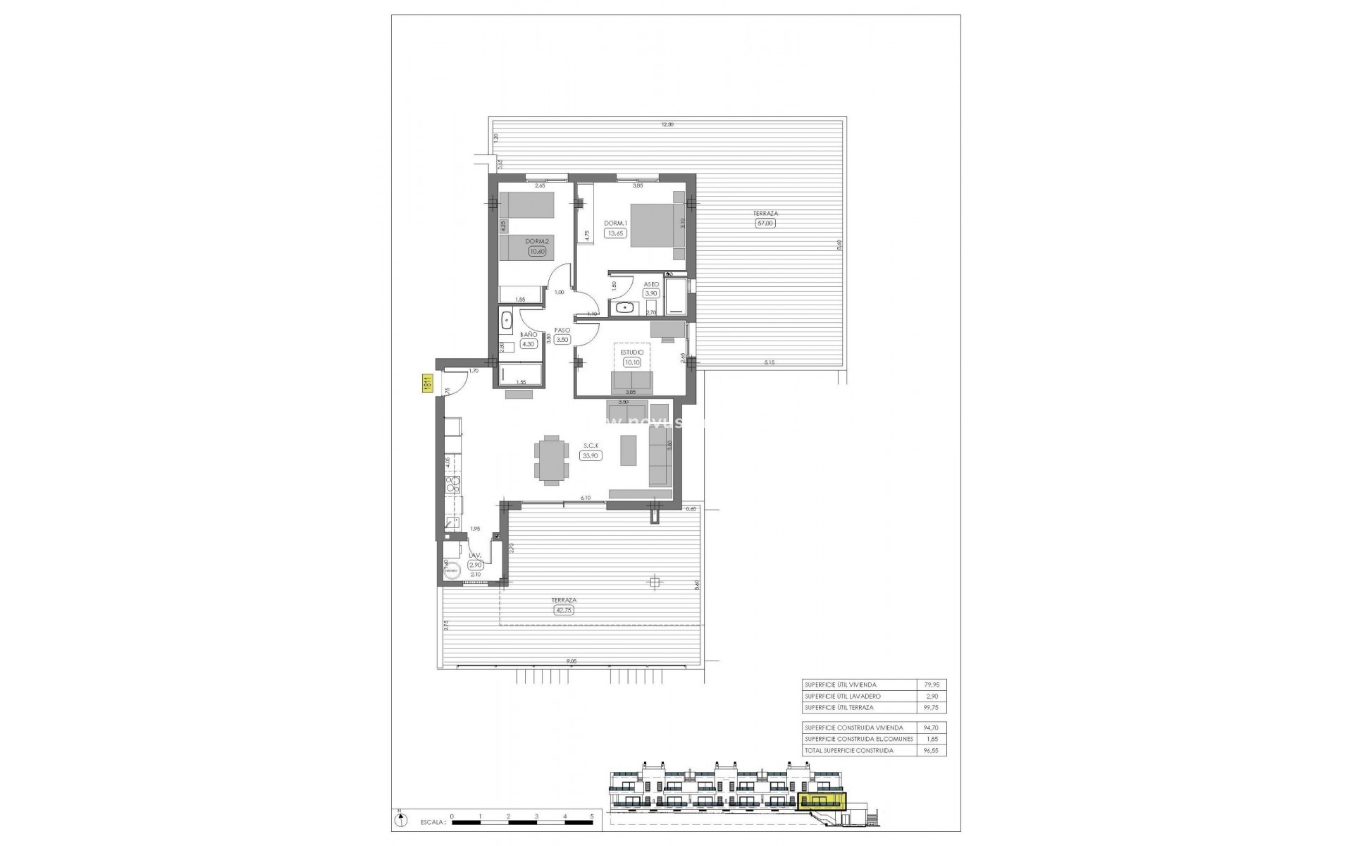 Nouvelle construction -  Appartement - Algorfa