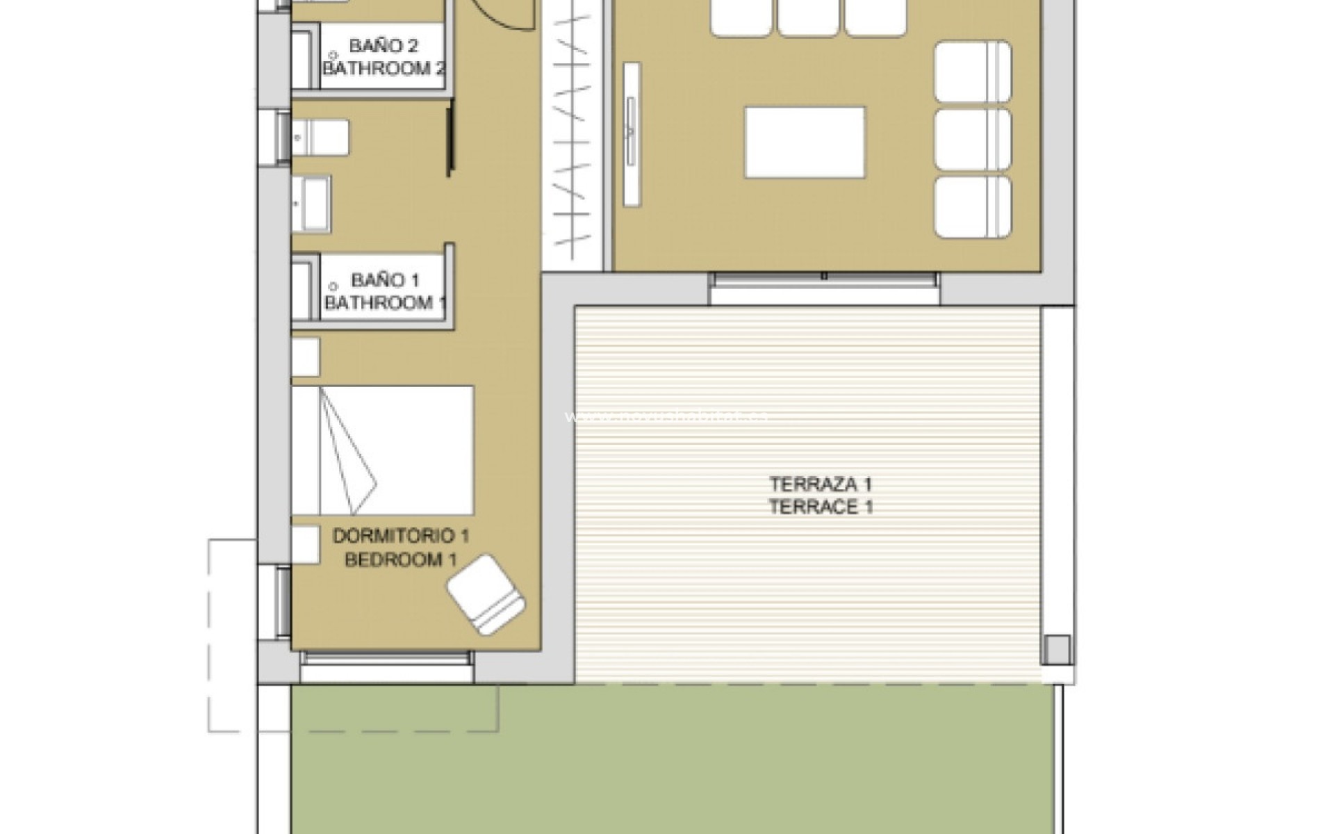 Nouvelle construction -  Appartement - Campoverde Spring - 03191