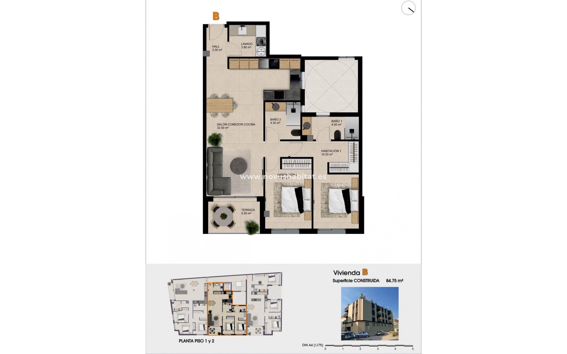 Nouvelle construction -  Appartement - Catral