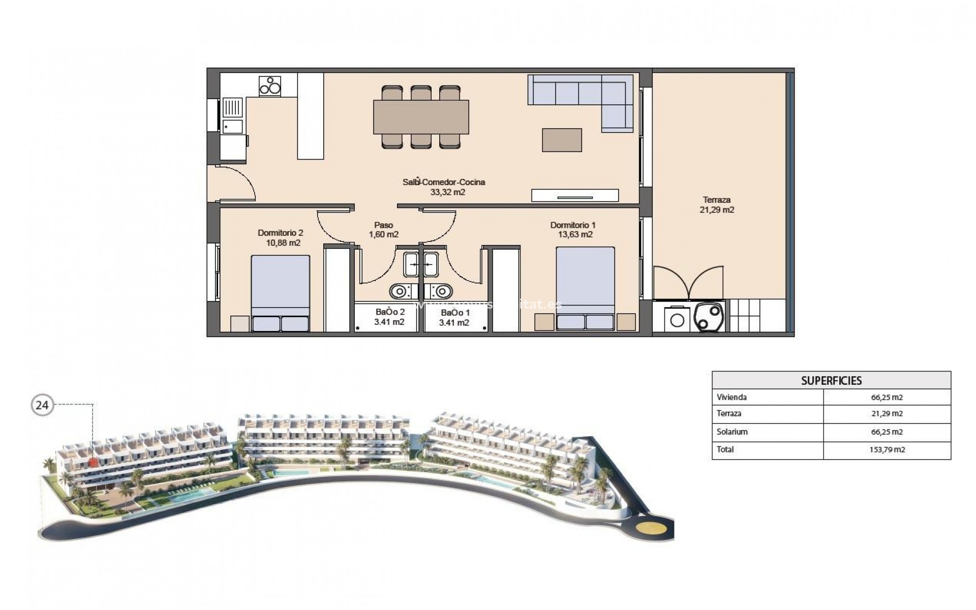 Nouvelle construction -  Appartement - Finestrat