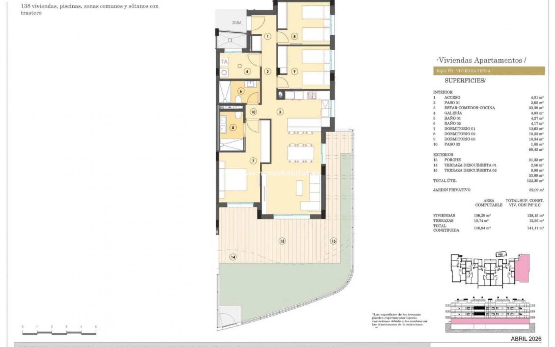 Nouvelle construction -  Appartement - Finestrat