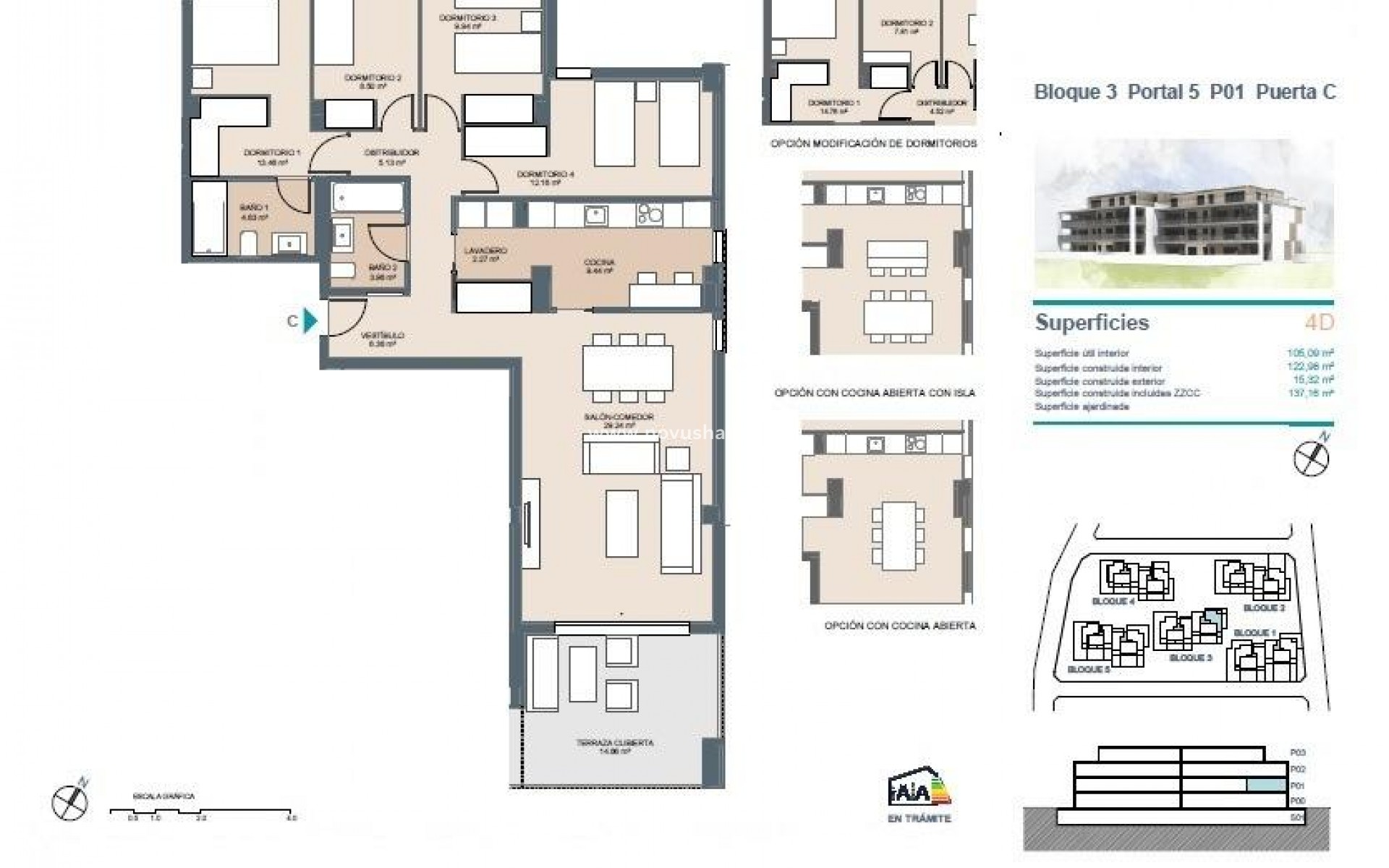 Nouvelle construction -  Appartement - Godella - Urb. Campolivar