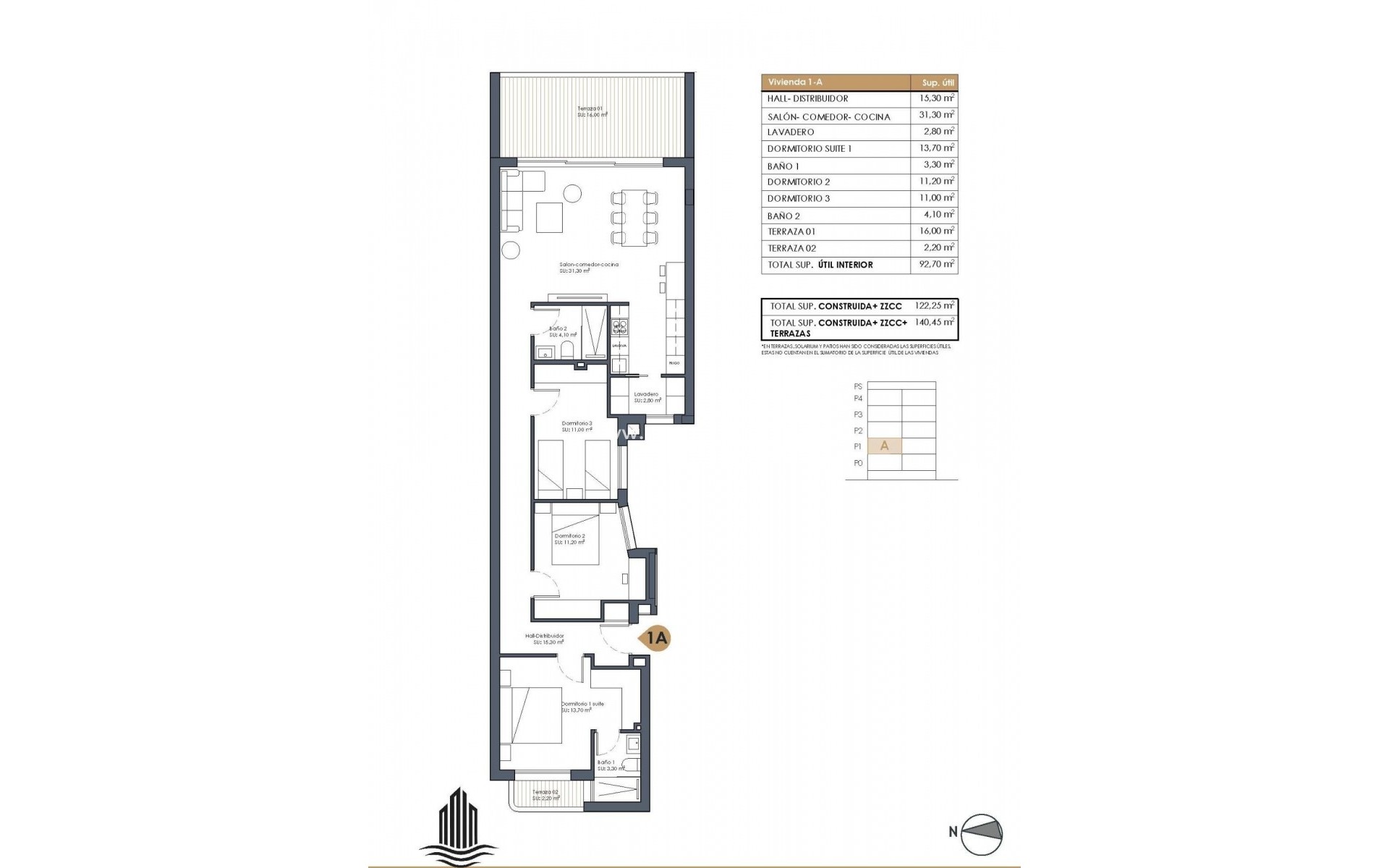 Nouvelle construction -  Appartement - Guardamar del Segura