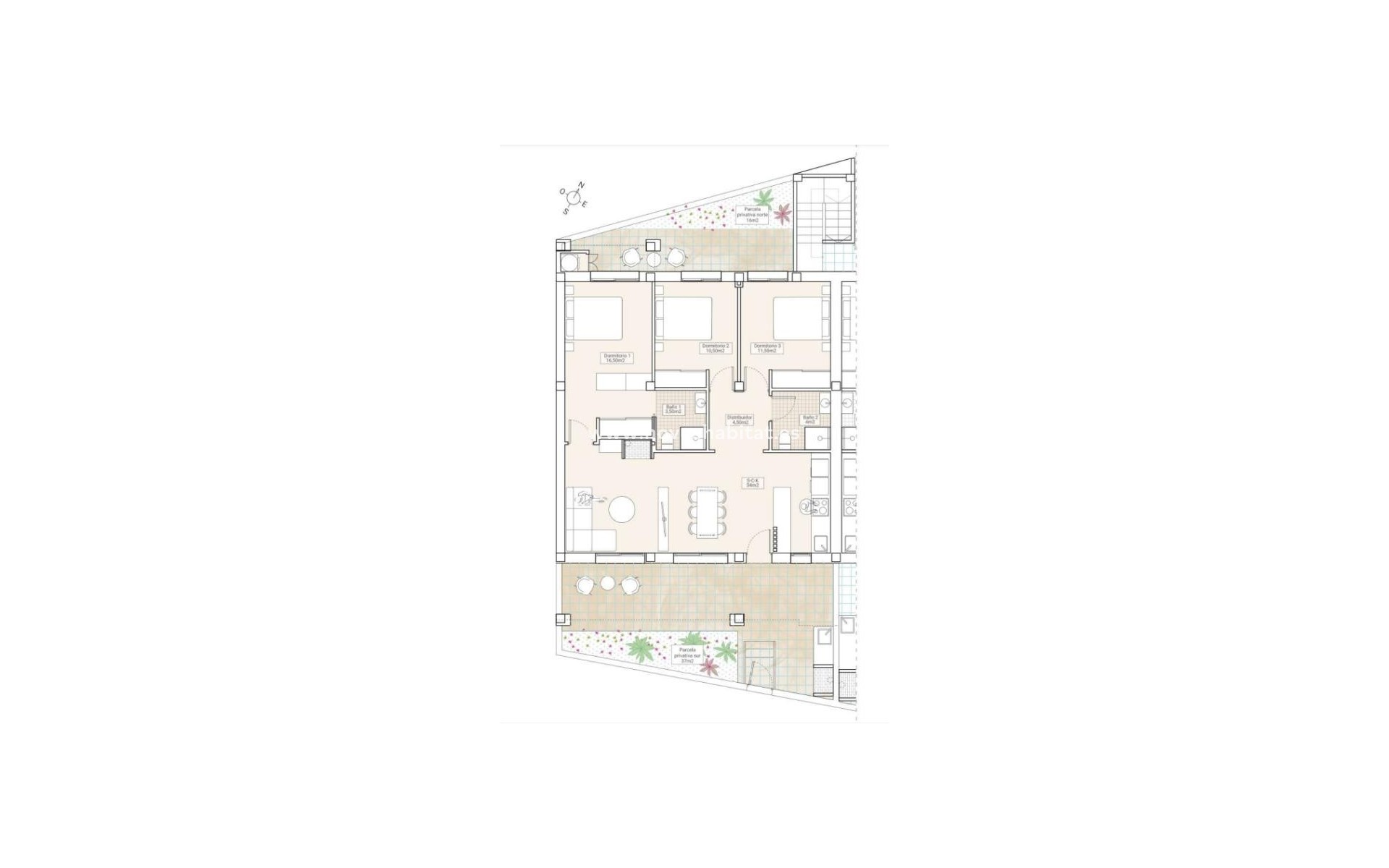 Nouvelle construction -  Appartement - Hondón de las Nieves - 03688