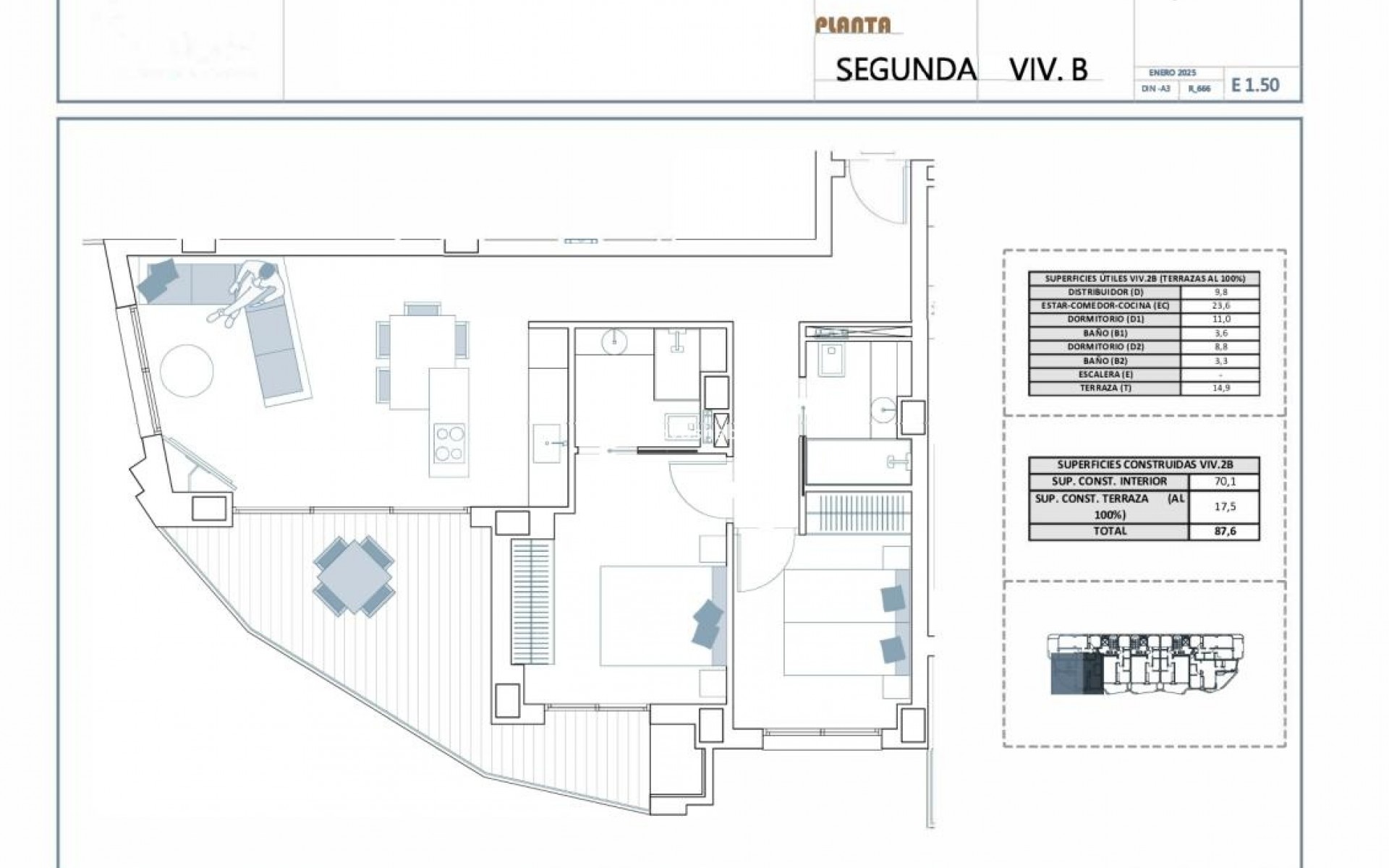 Nouvelle construction -  Appartement - La Villajoyosa / Vila Joiosa - 03570, Ciudad de Requena, 1