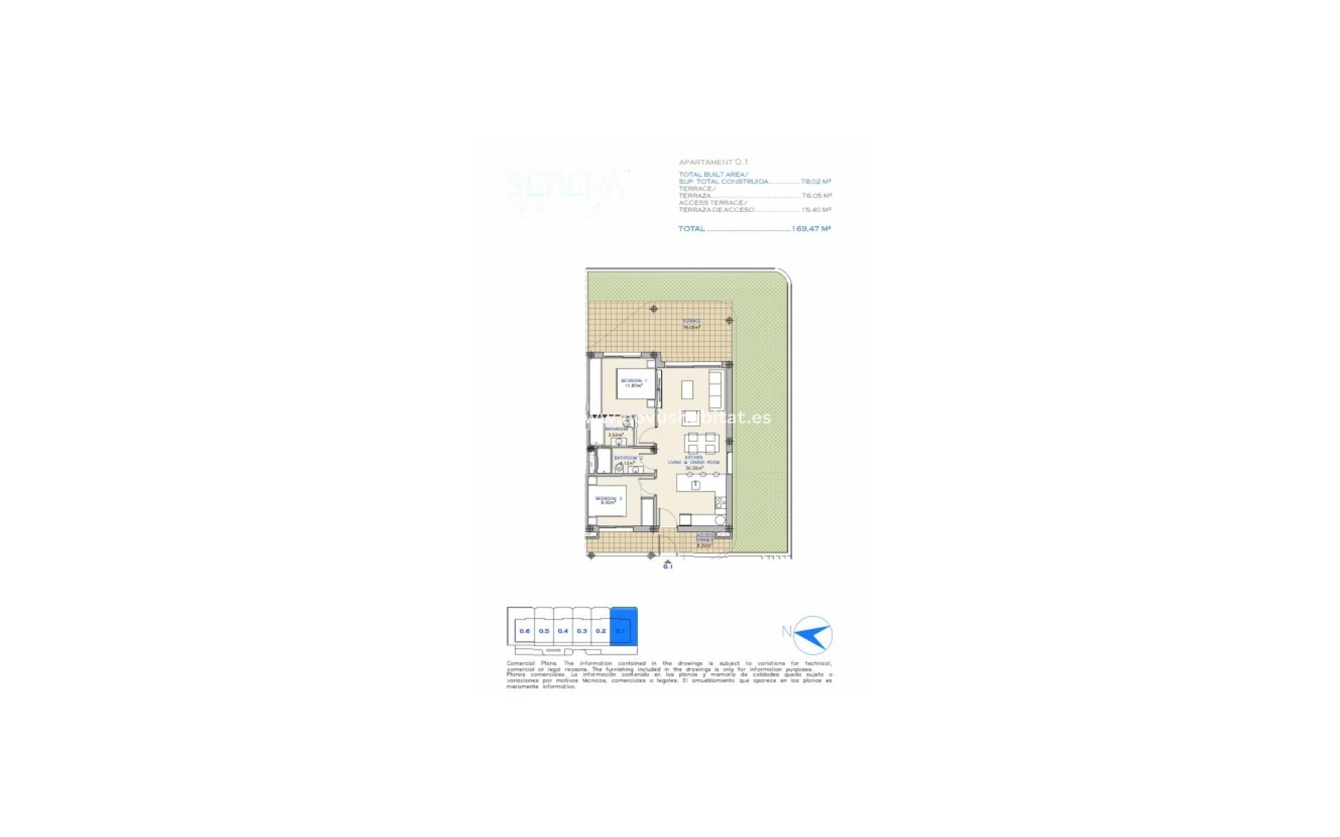 Nouvelle construction -  Appartement - Los Alcázares - 30710, Calle Infanta Cristina