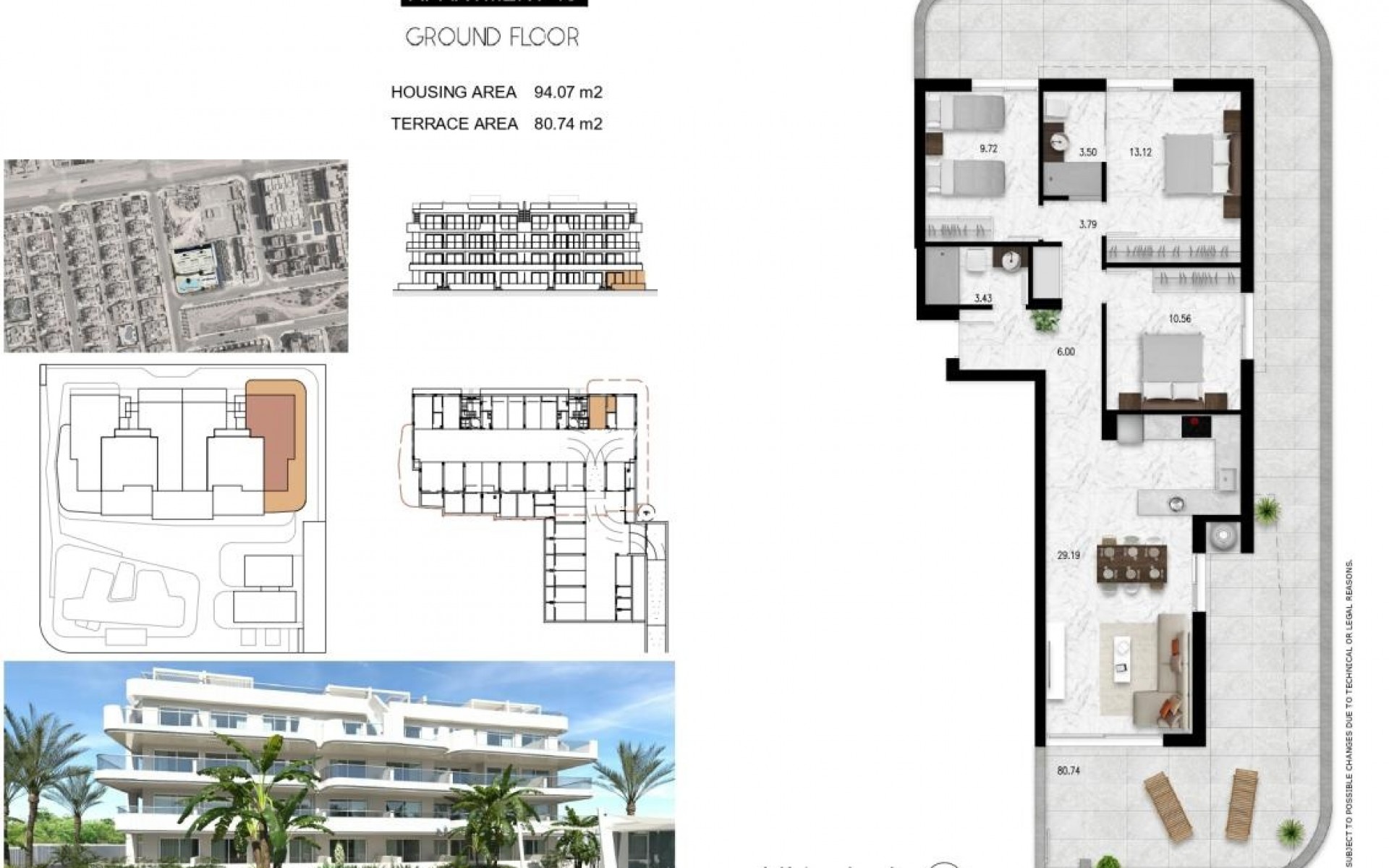 Nouvelle construction -  Appartement - Orihuela - 03183