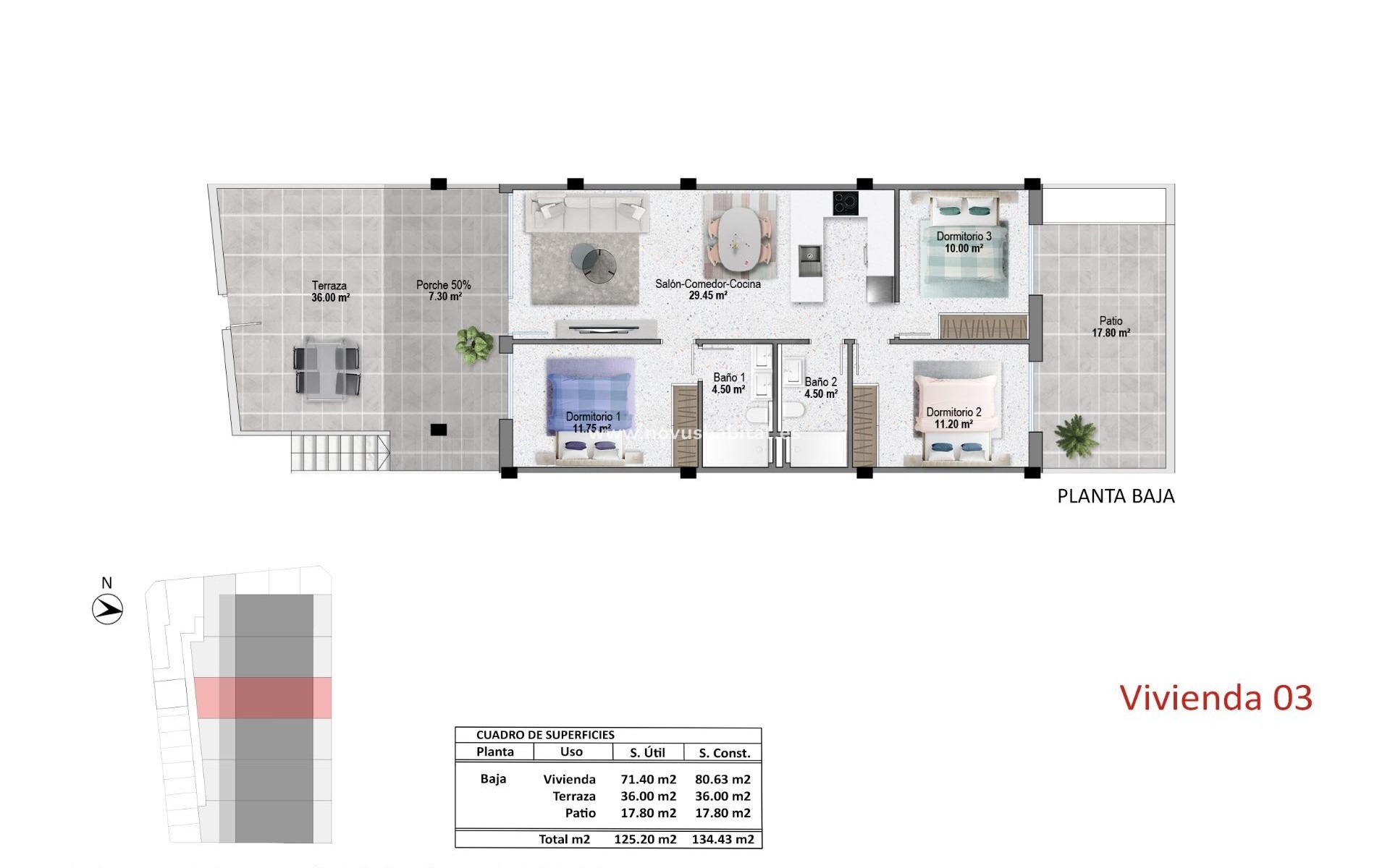 Nouvelle construction -  Appartement - Pilar de la Horadada