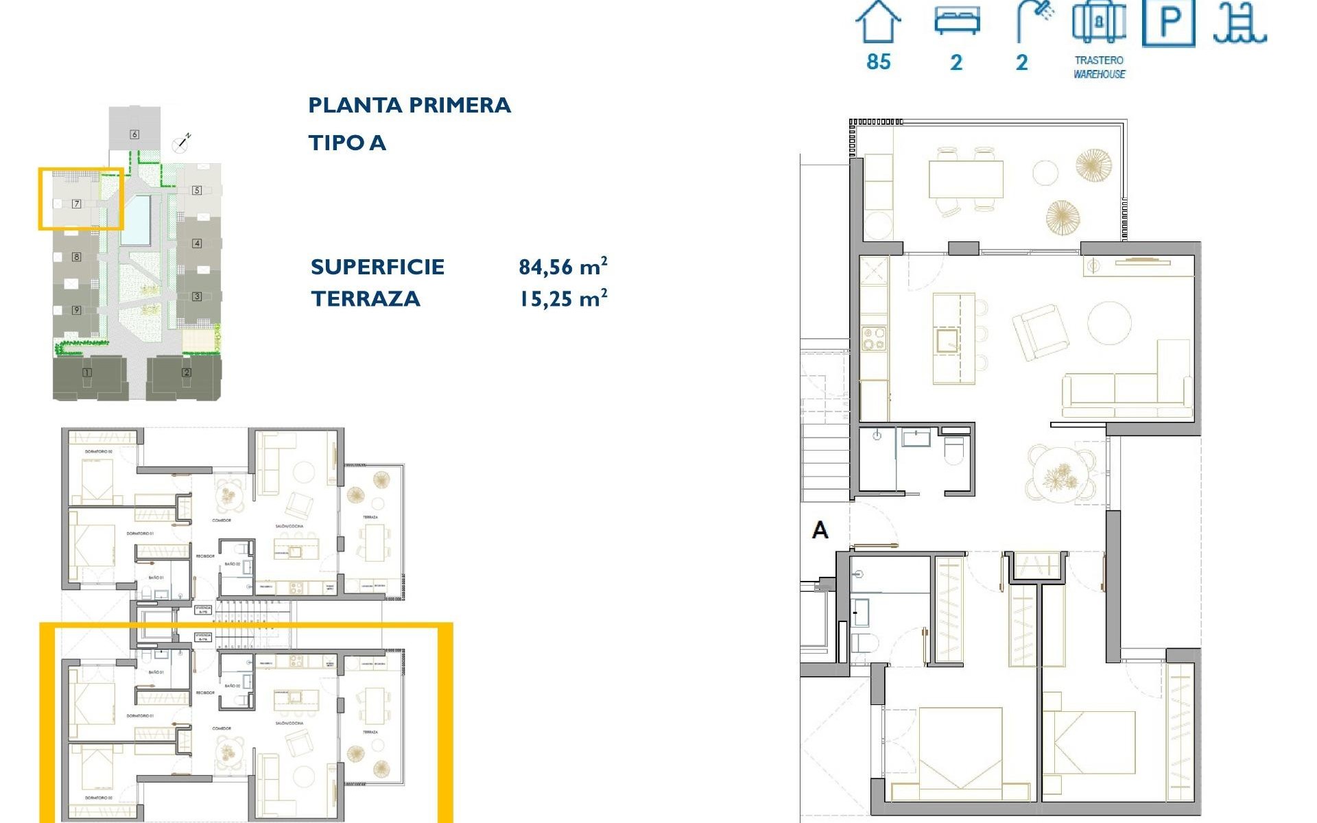 Nouvelle construction -  Appartement - San Pedro del Pinatar - Pueblo