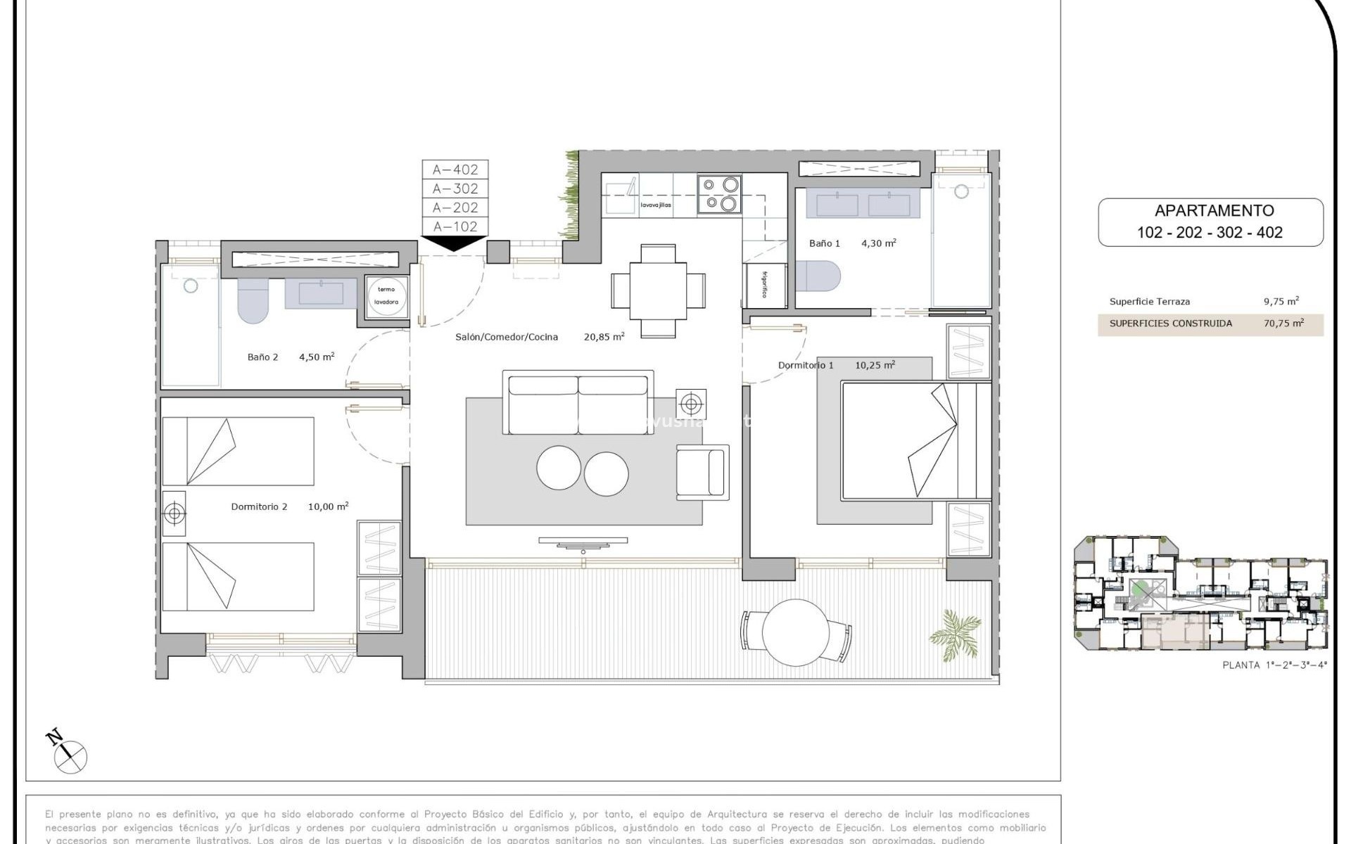 Nouvelle construction -  Appartement - San Pedro del Pinatar