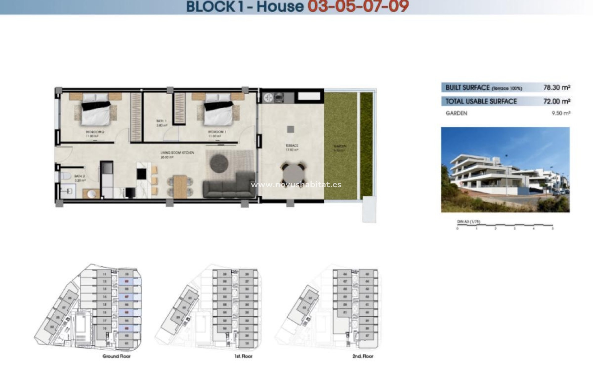 Nouvelle construction -  Appartement - The Marina - 03008