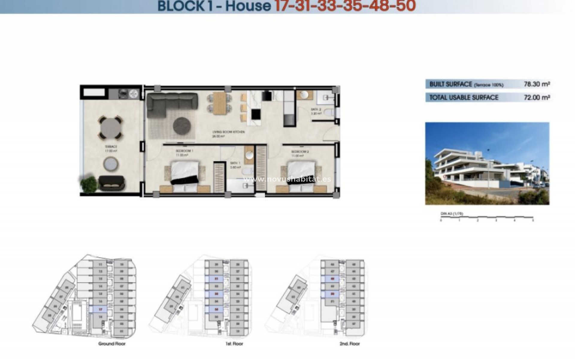 Nouvelle construction -  Appartement - The Marina - 03008
