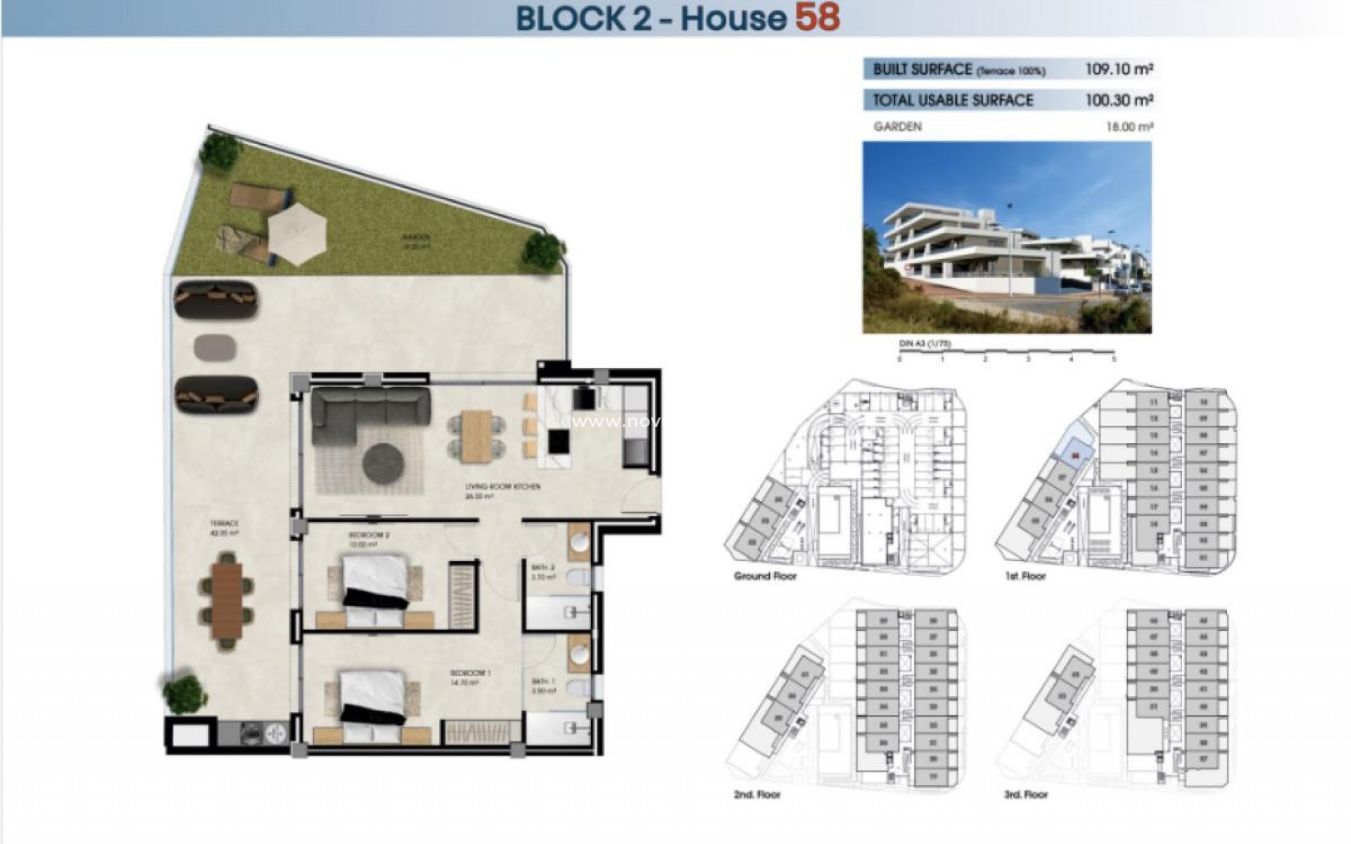 Nouvelle construction -  Appartement - The Marina - 03008