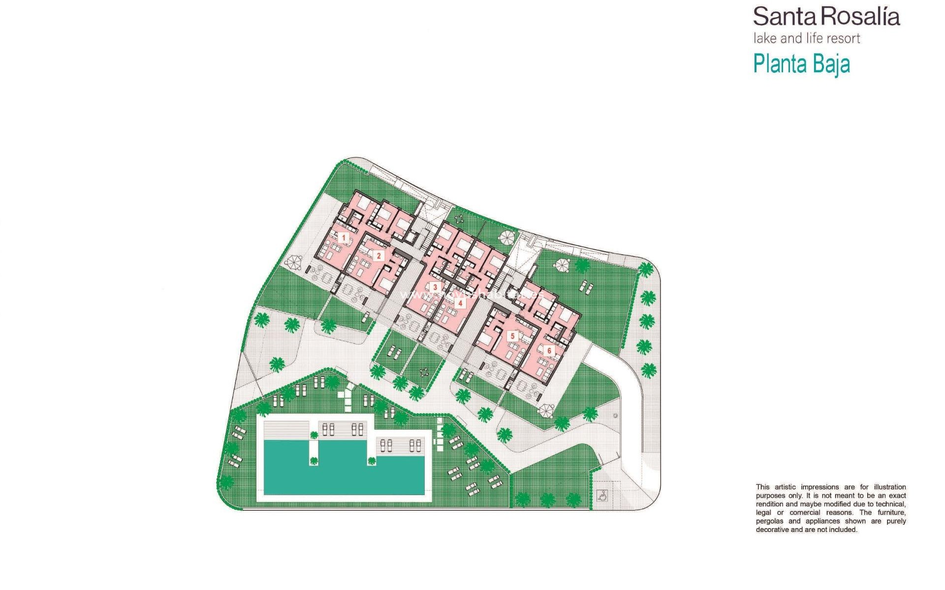 Nouvelle construction -  Appartement - Torre Pacheco - Santa Rosalia Lake And Life Resort