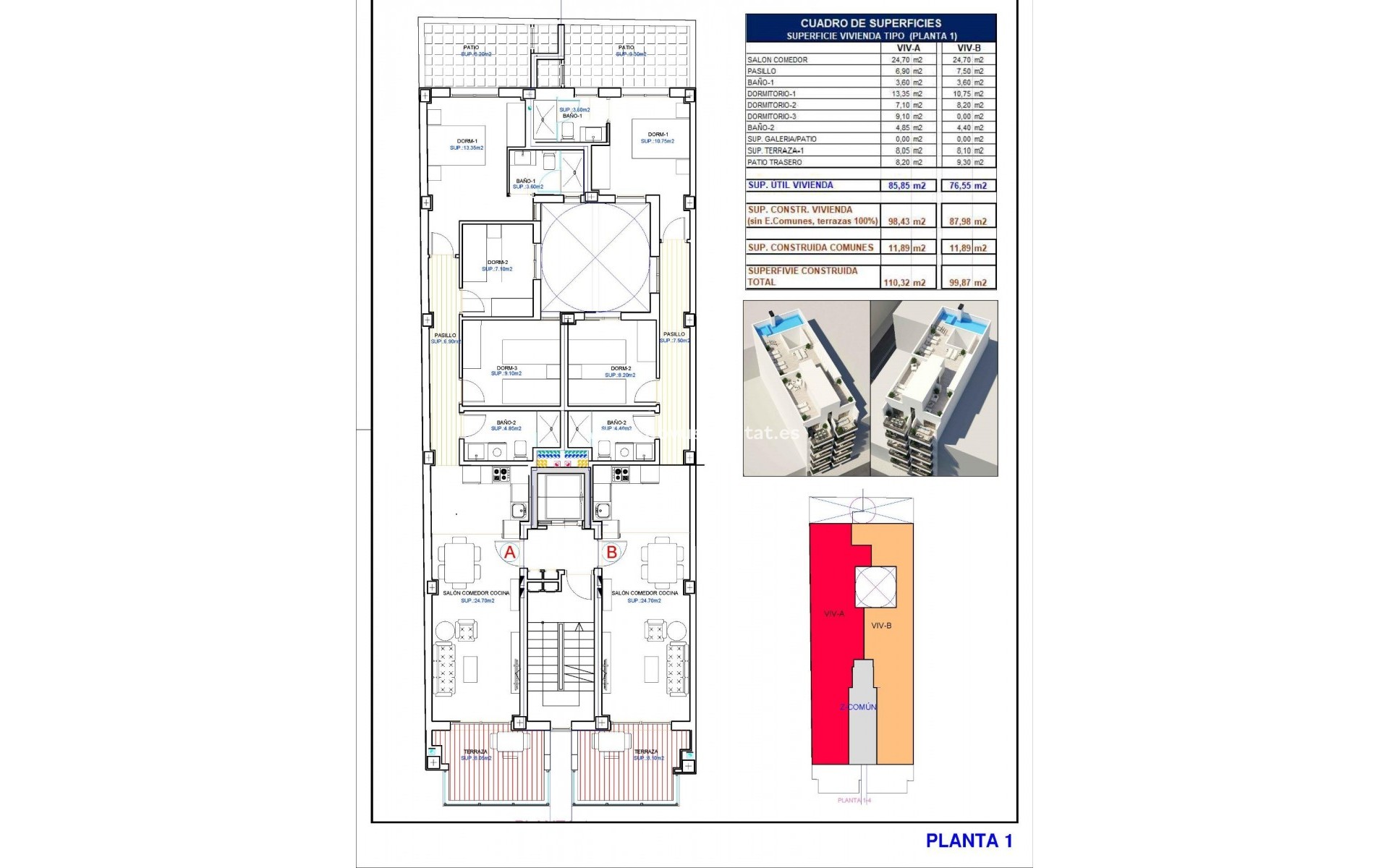 Nouvelle construction -  Appartement - Torrevieja - Playa del Cura