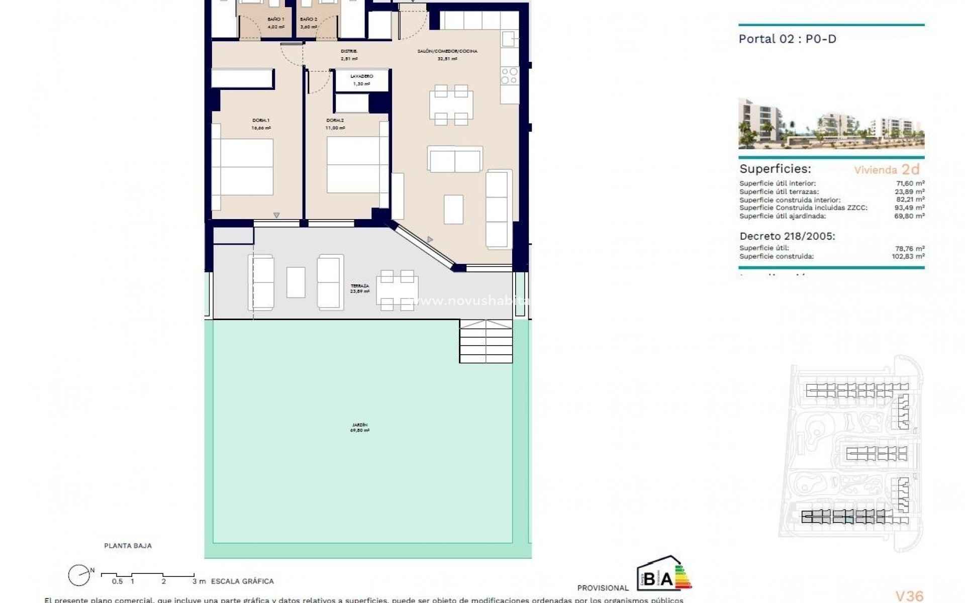 Nouvelle construction - Ground floor apartment - Almerimar