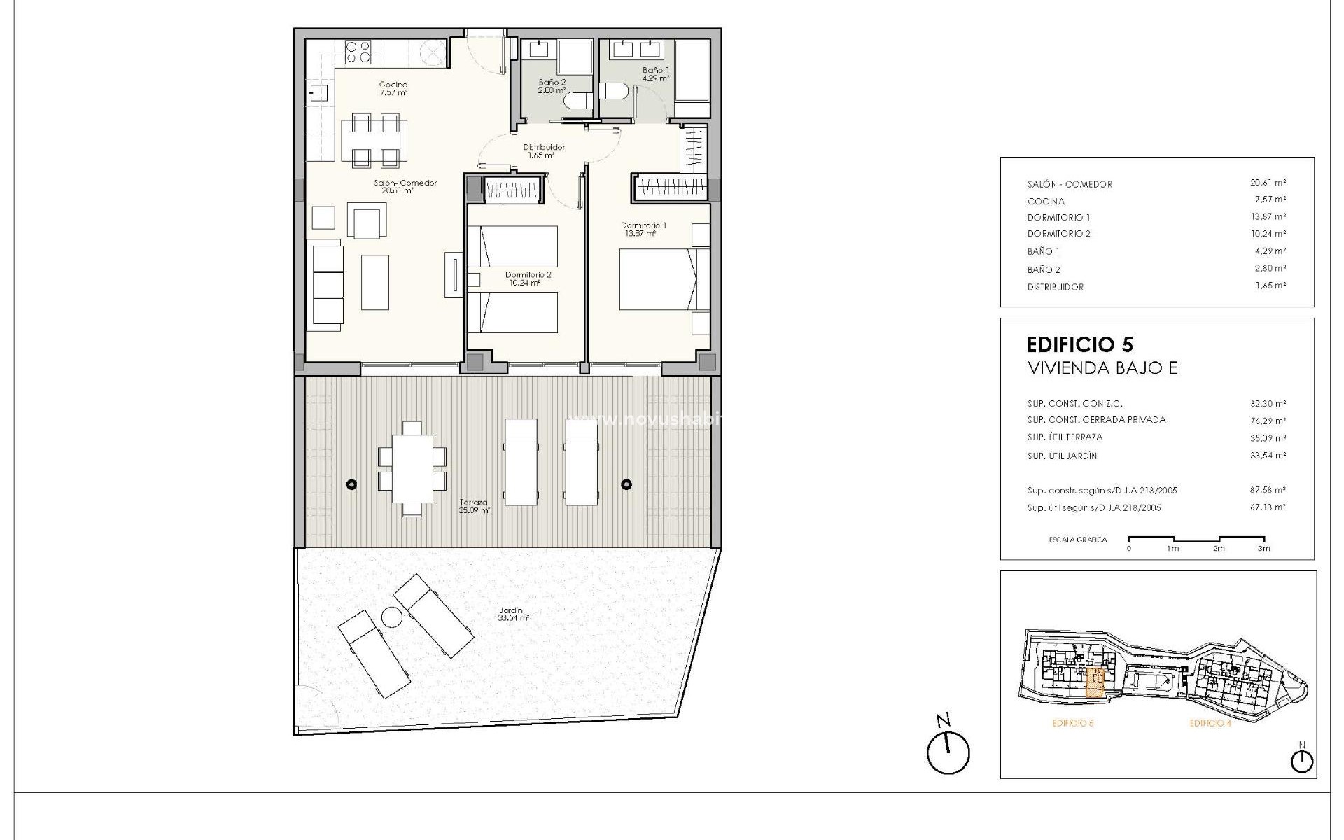 Nouvelle construction - Ground floor apartment - Casares