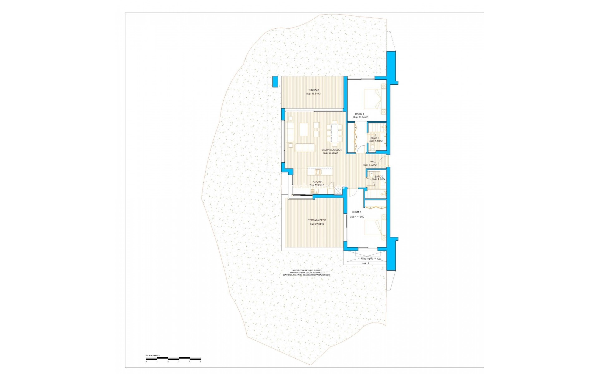 Nouvelle construction - Ground floor apartment - Casares