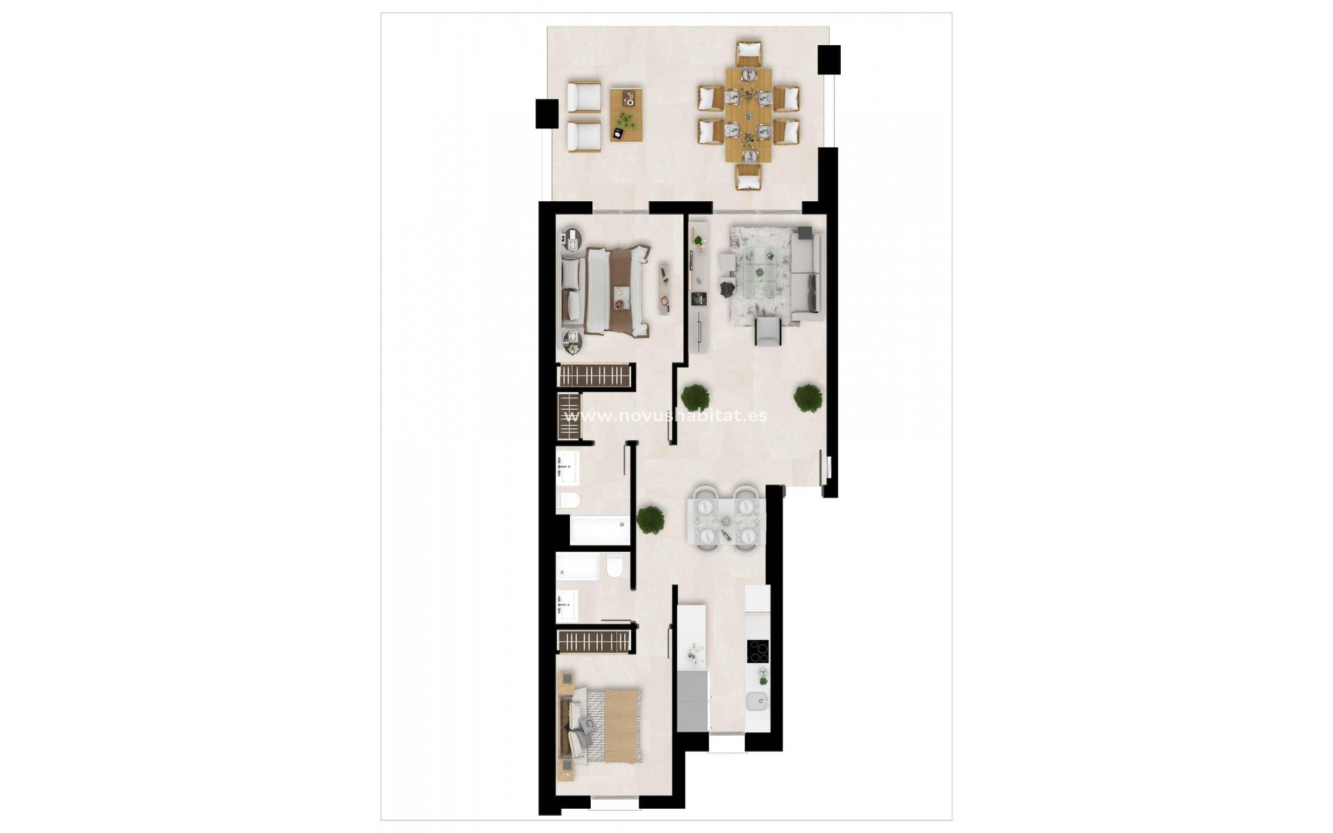 Nouvelle construction - Ground floor apartment - Estepona