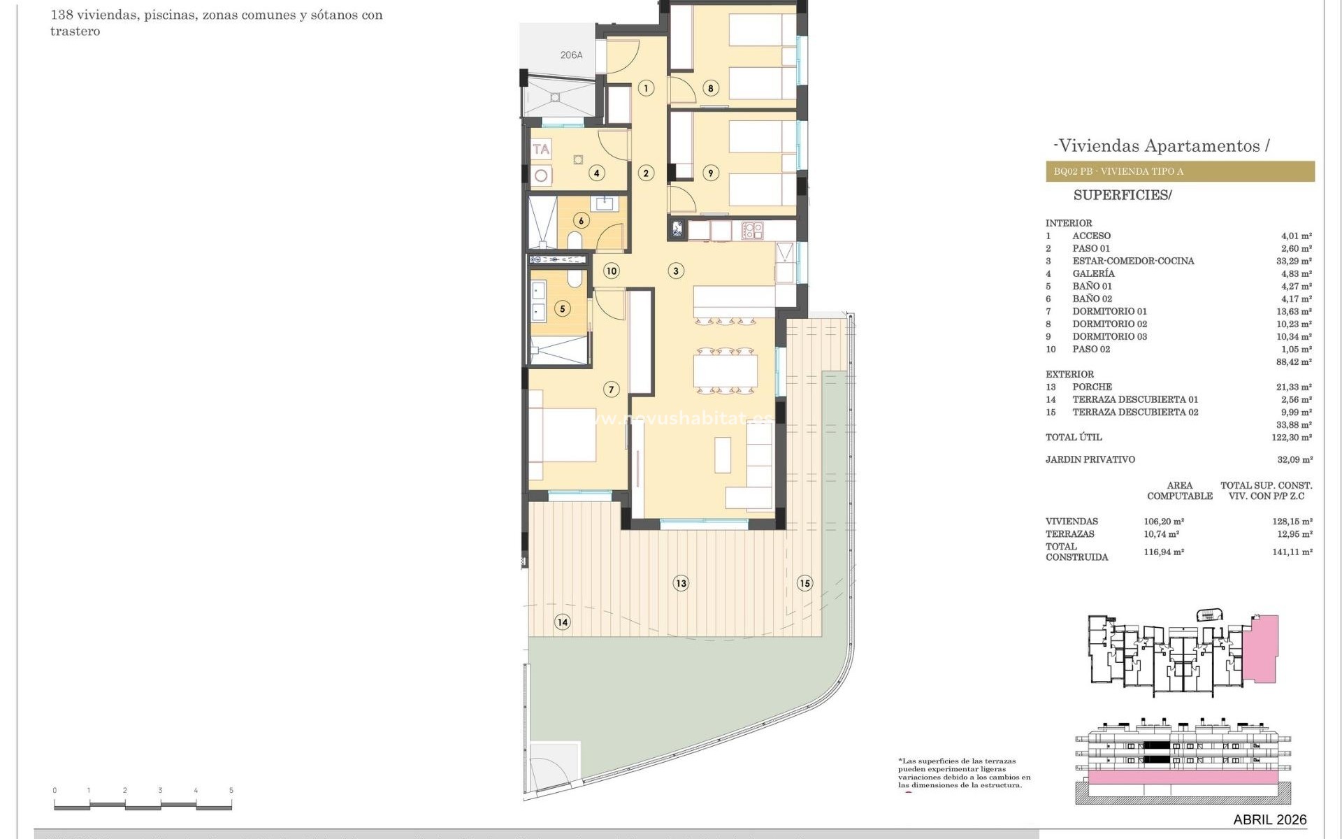 Nouvelle construction - Ground floor apartment - Finestrat