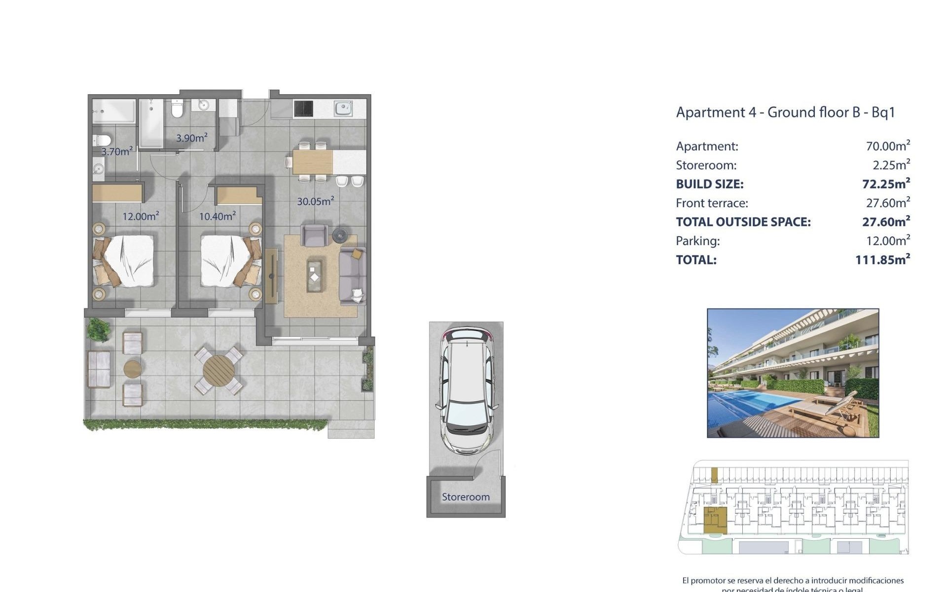 Nouvelle construction - Ground floor apartment - Los Alcázares