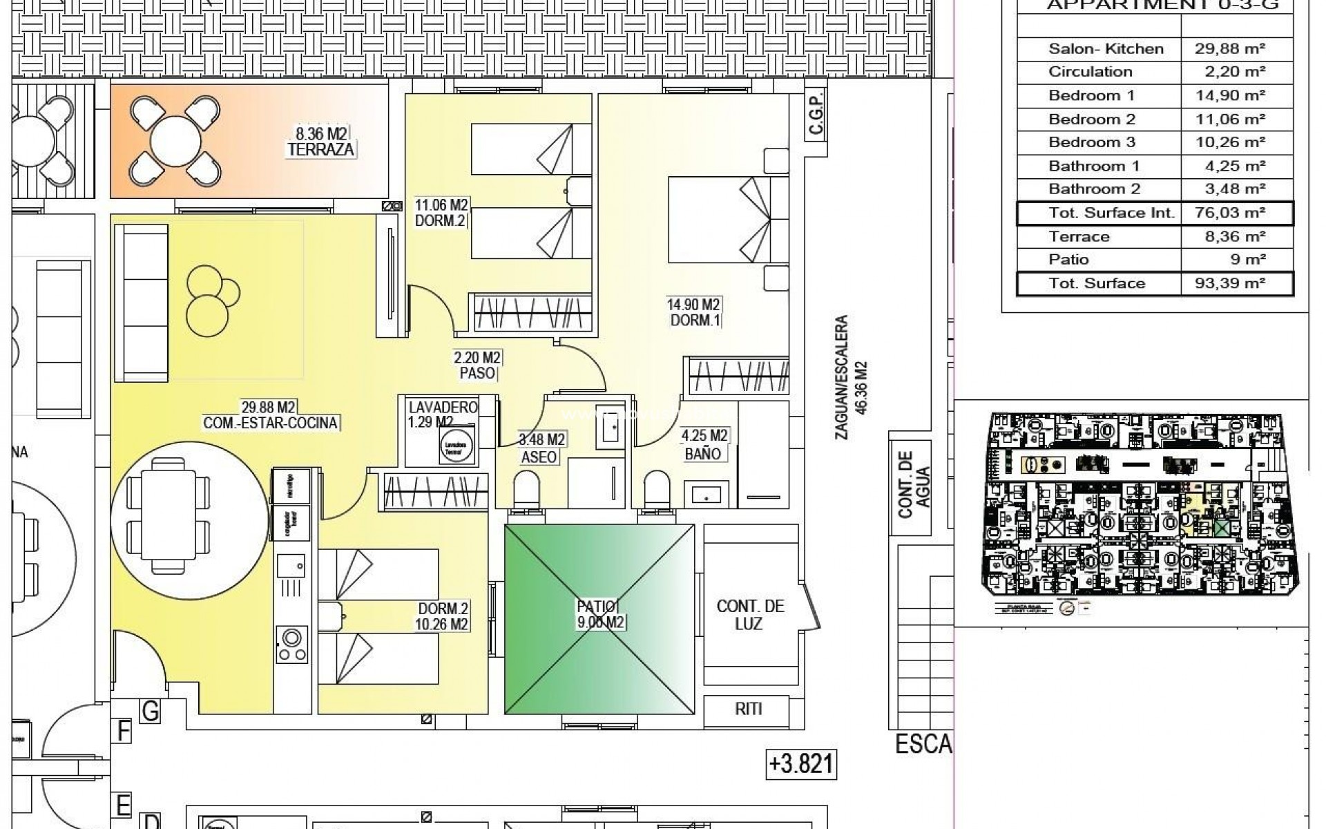 Nouvelle construction - Ground floor apartment - San Miguel de Salinas