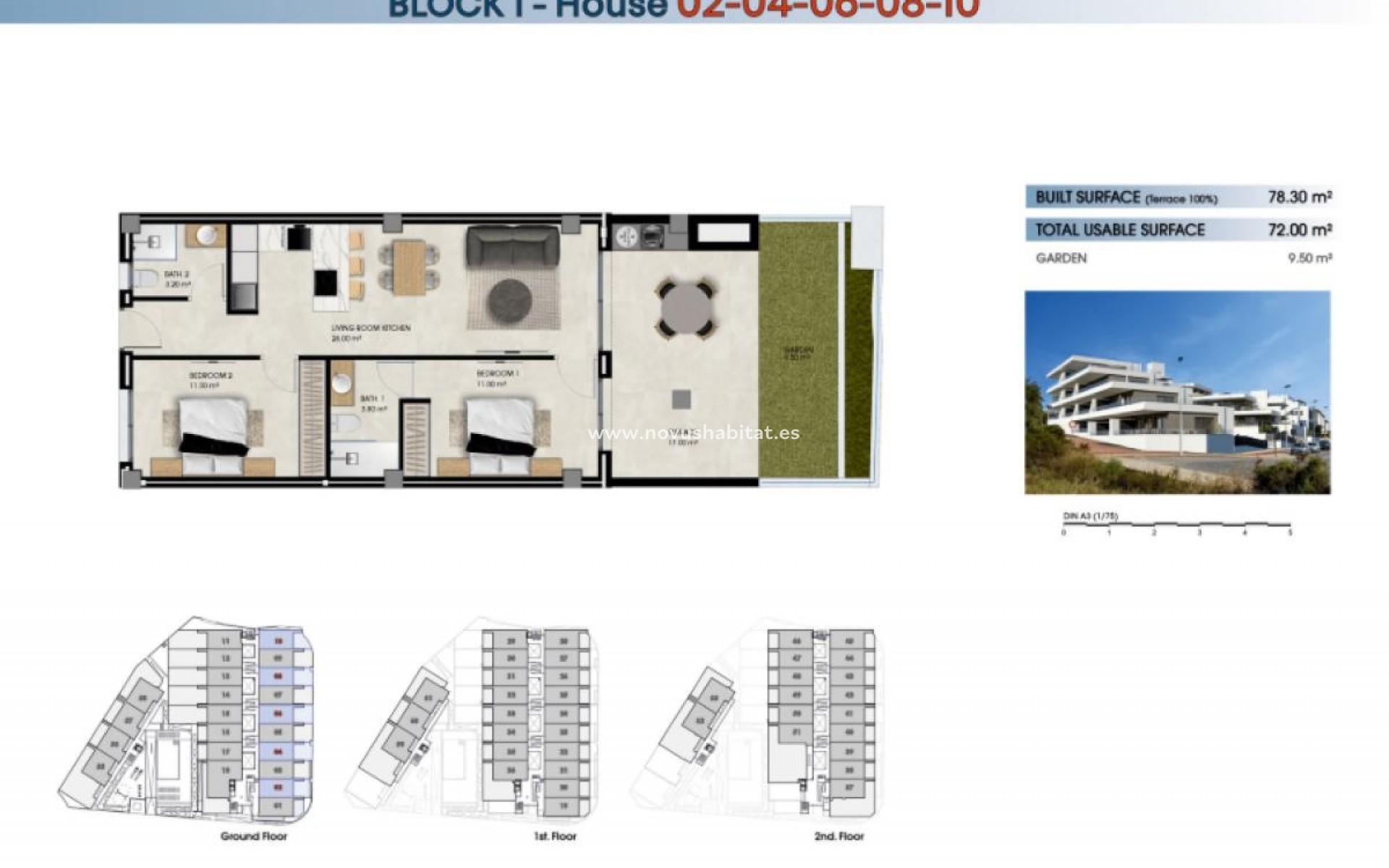 Nowa inwestycja - Apartament - The Marina - 03008