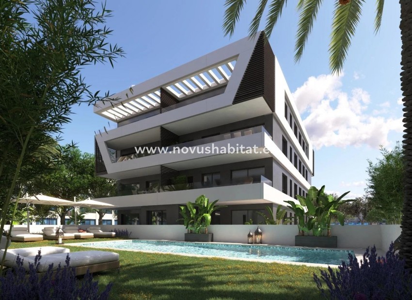 Nowa inwestycja - Ground floor apartment - San Juan de Alicante