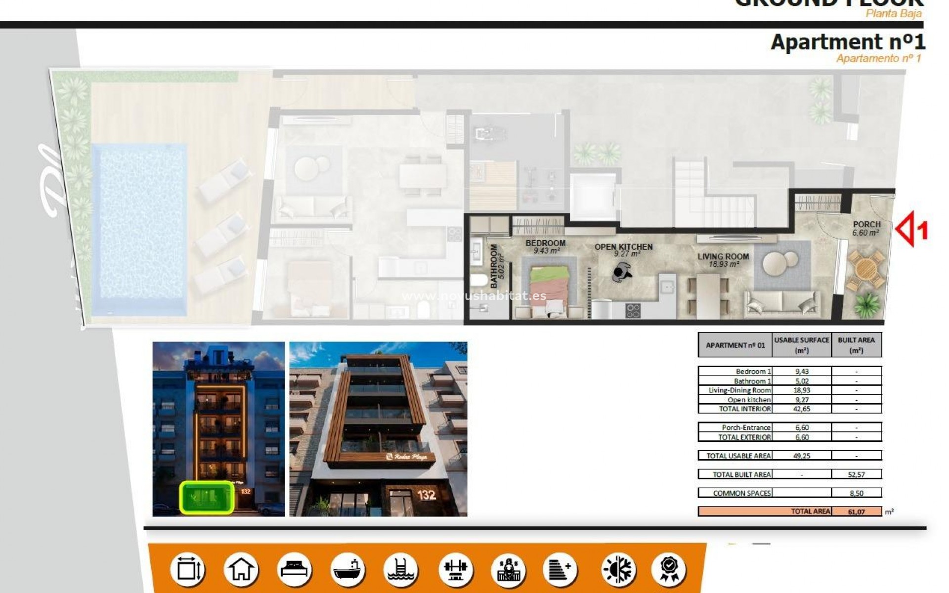 Nowa inwestycja - Ground floor apartment - Torrevieja