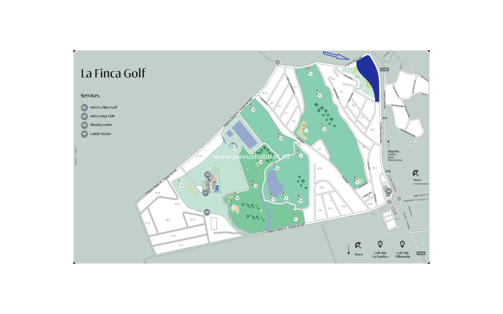 Nowa inwestycja -  Willa - Algorfa - La Finca Golf