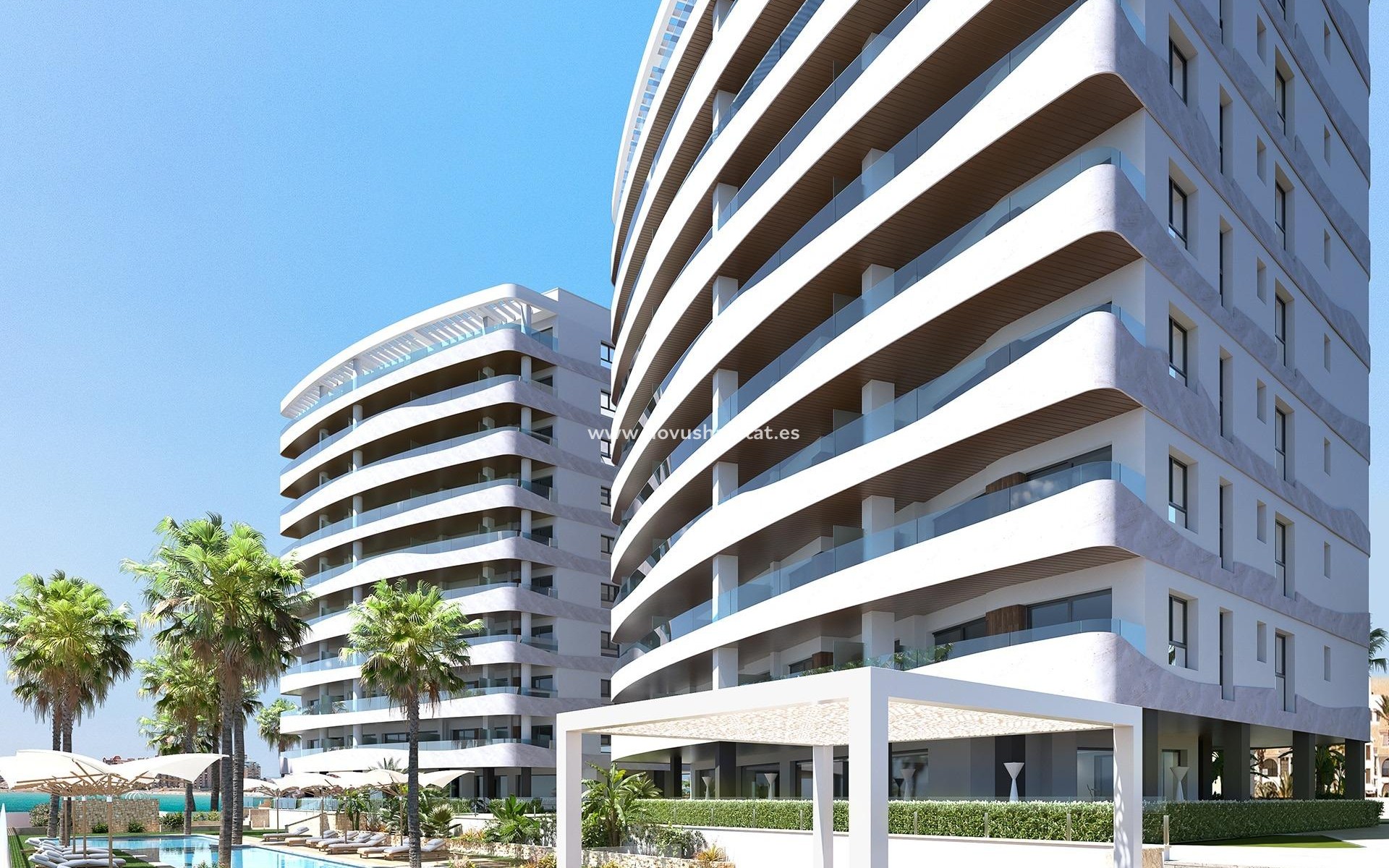 Nueva construcción  - Apartamento - La Manga del Mar Menor - 1ª Linea Del Mar Mediterraneo