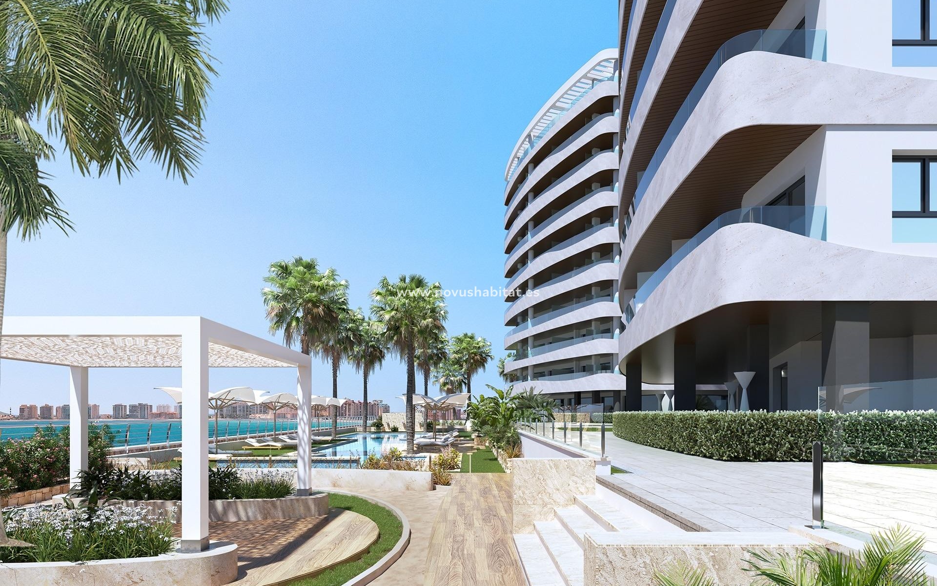 Nueva construcción  - Apartamento - La Manga del Mar Menor - 1ª Linea Del Mar Mediterraneo