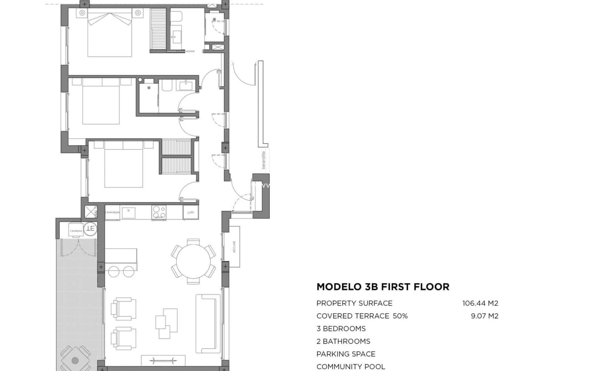 Nueva construcción  - Apartamento - Los Alcázares