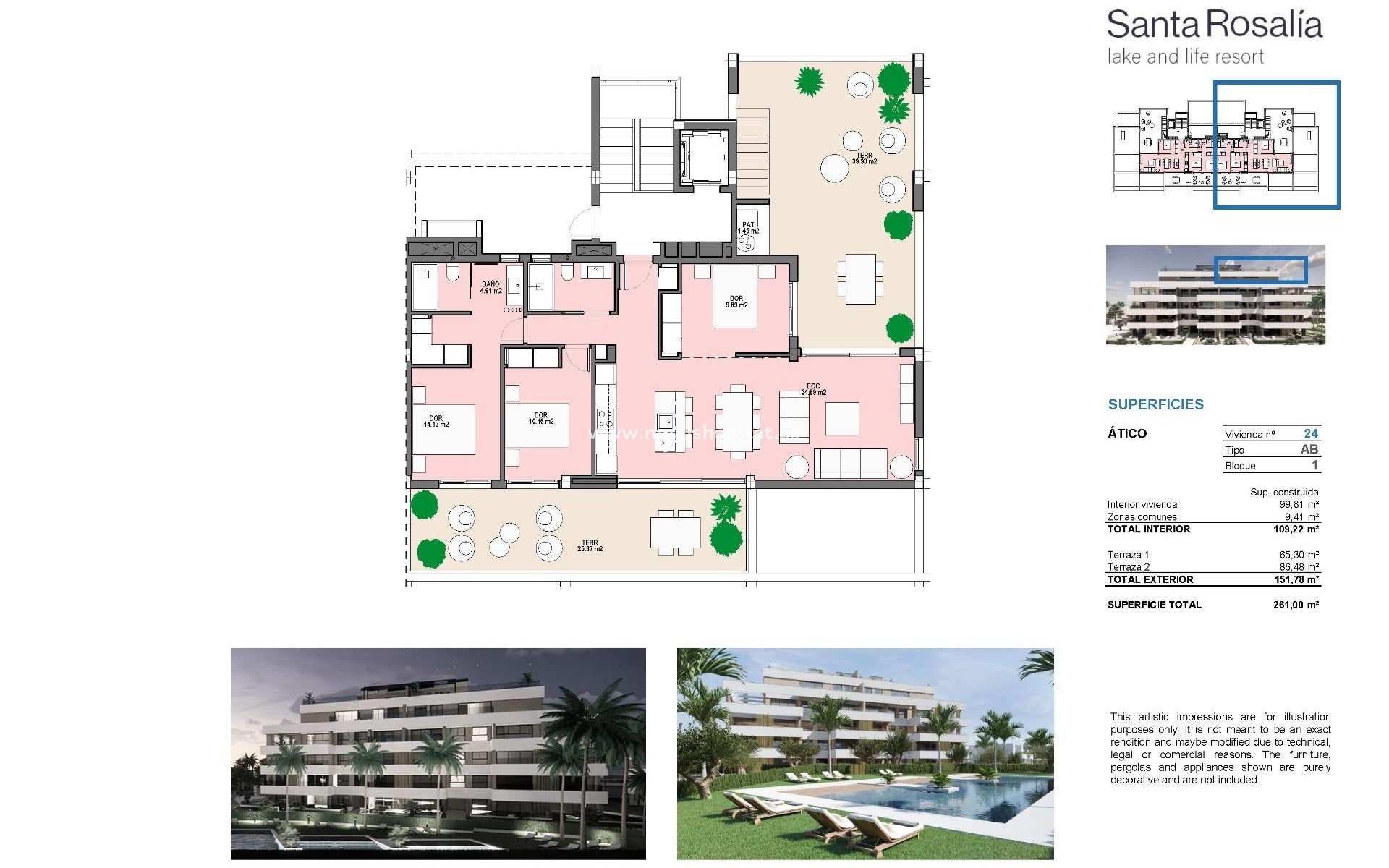 Nueva construcción  - Apartamento - Torre Pacheco - Santa Rosalia Lake And Life Resort