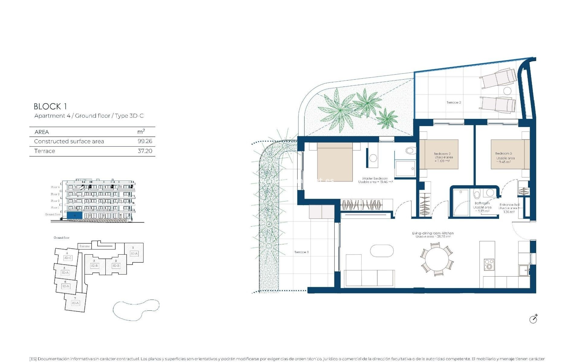 Nueva construcción  - Ground floor apartment - Baños y Mendigo