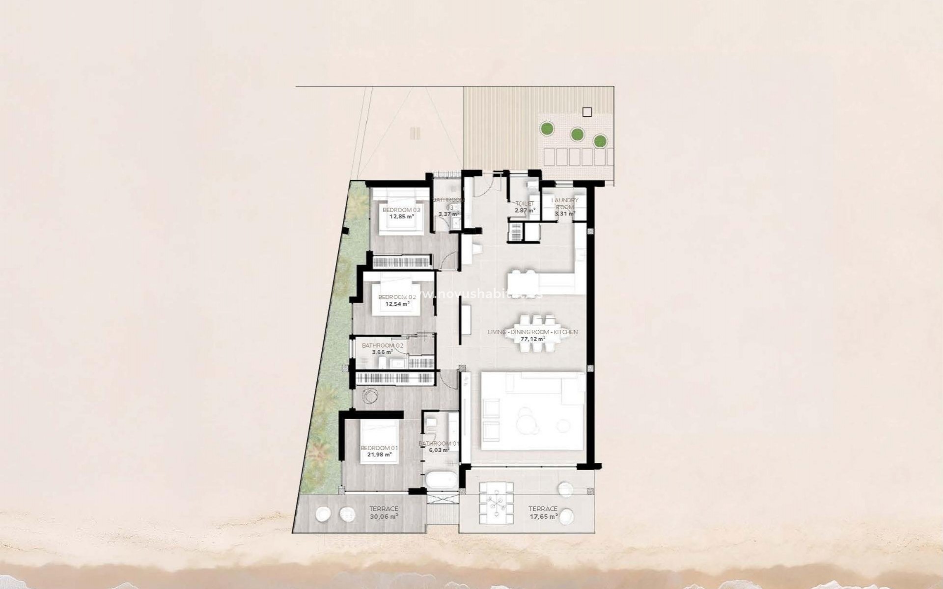 Nueva construcción  - Ground floor apartment - Estepona