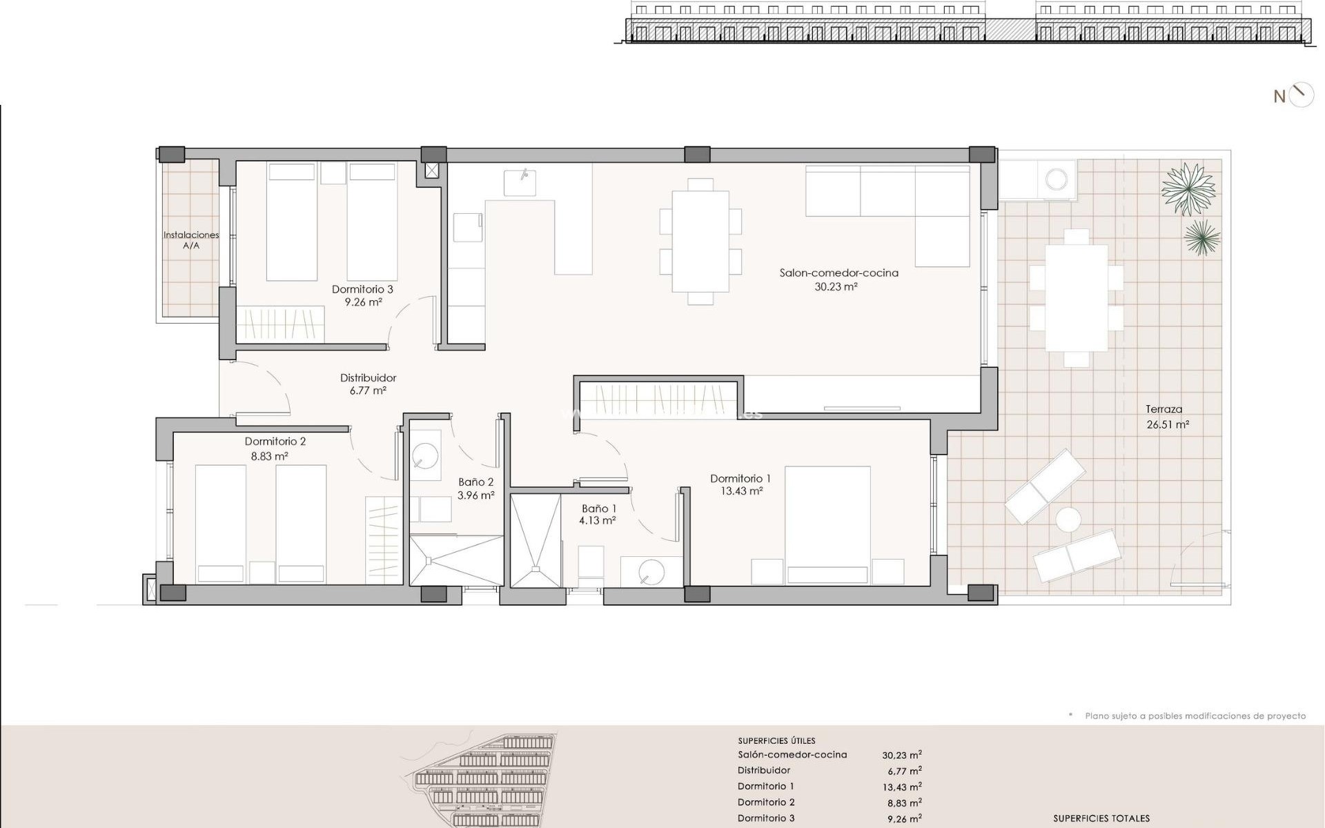 Nueva construcción  - Ground floor apartment - Pulpí - Pulpi