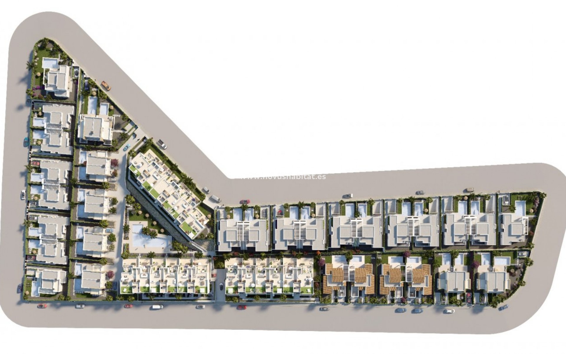 Nueva construcción  - Semidetached - Algorfa - La Finca Golf