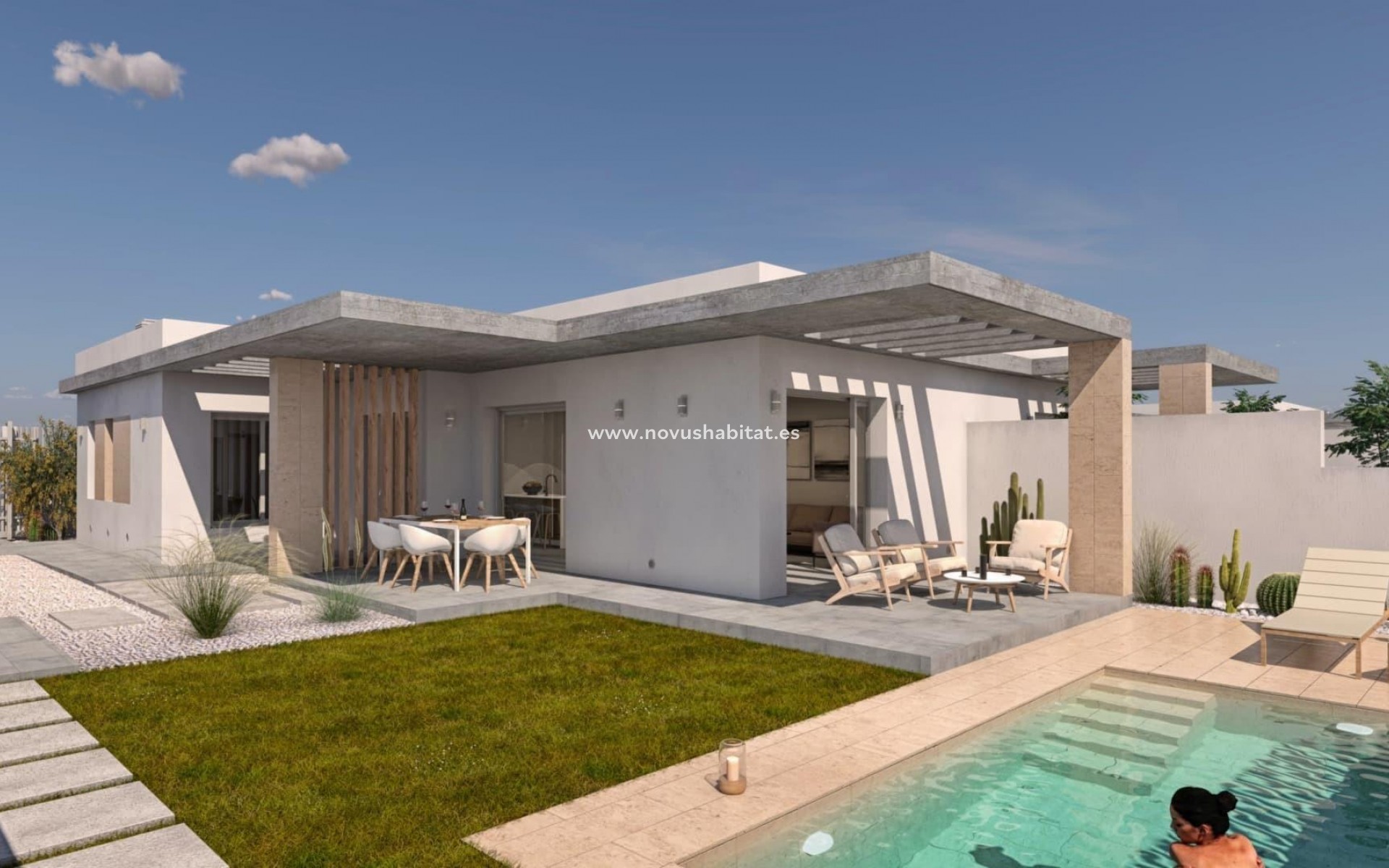 Nueva construcción  - Villa - Santiago de la Ribera - San Blas