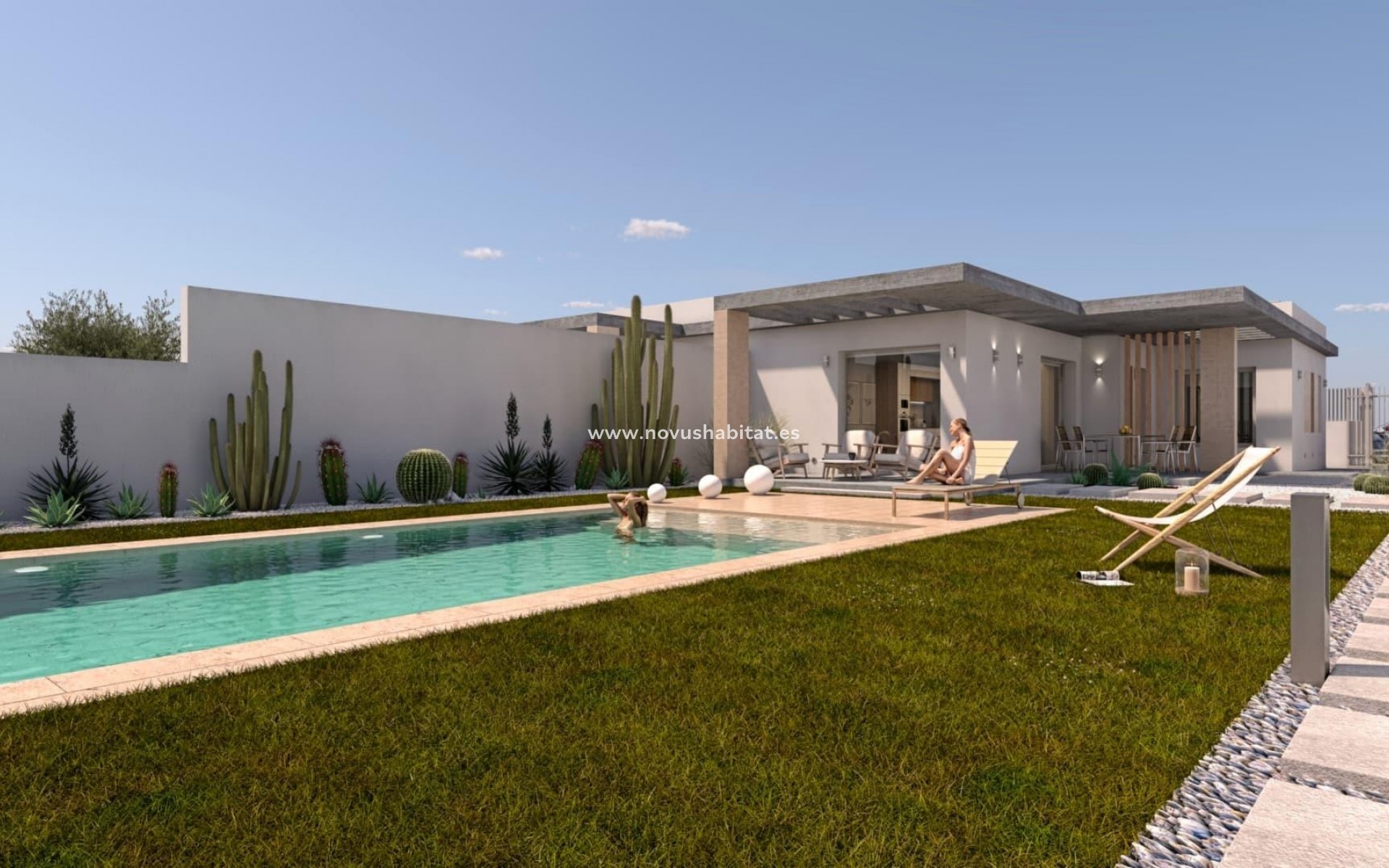 Nueva construcción  - Villa - Santiago de la Ribera - San Blas