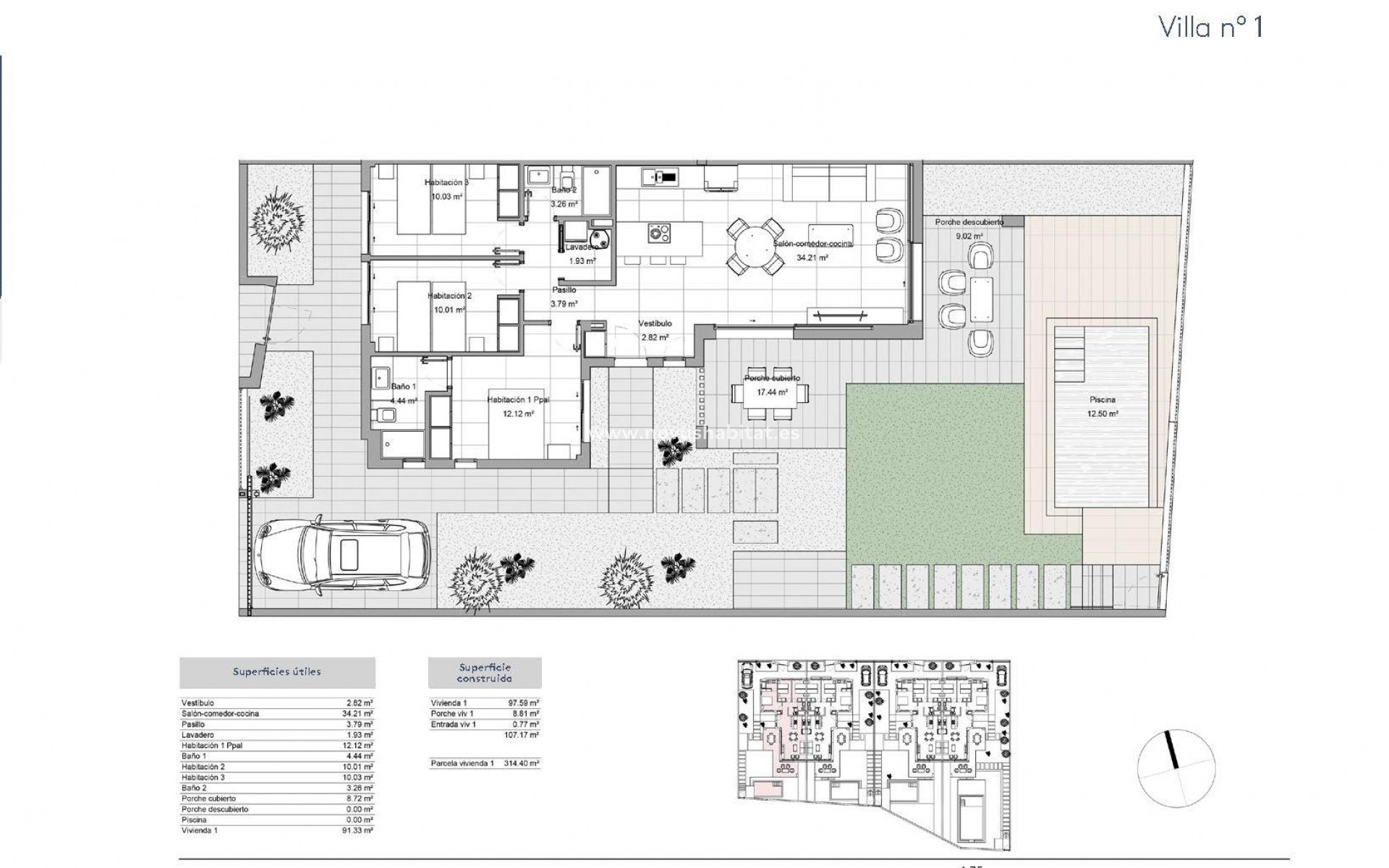 Nueva construcción  - Villa - Santiago de la Ribera - San Blas