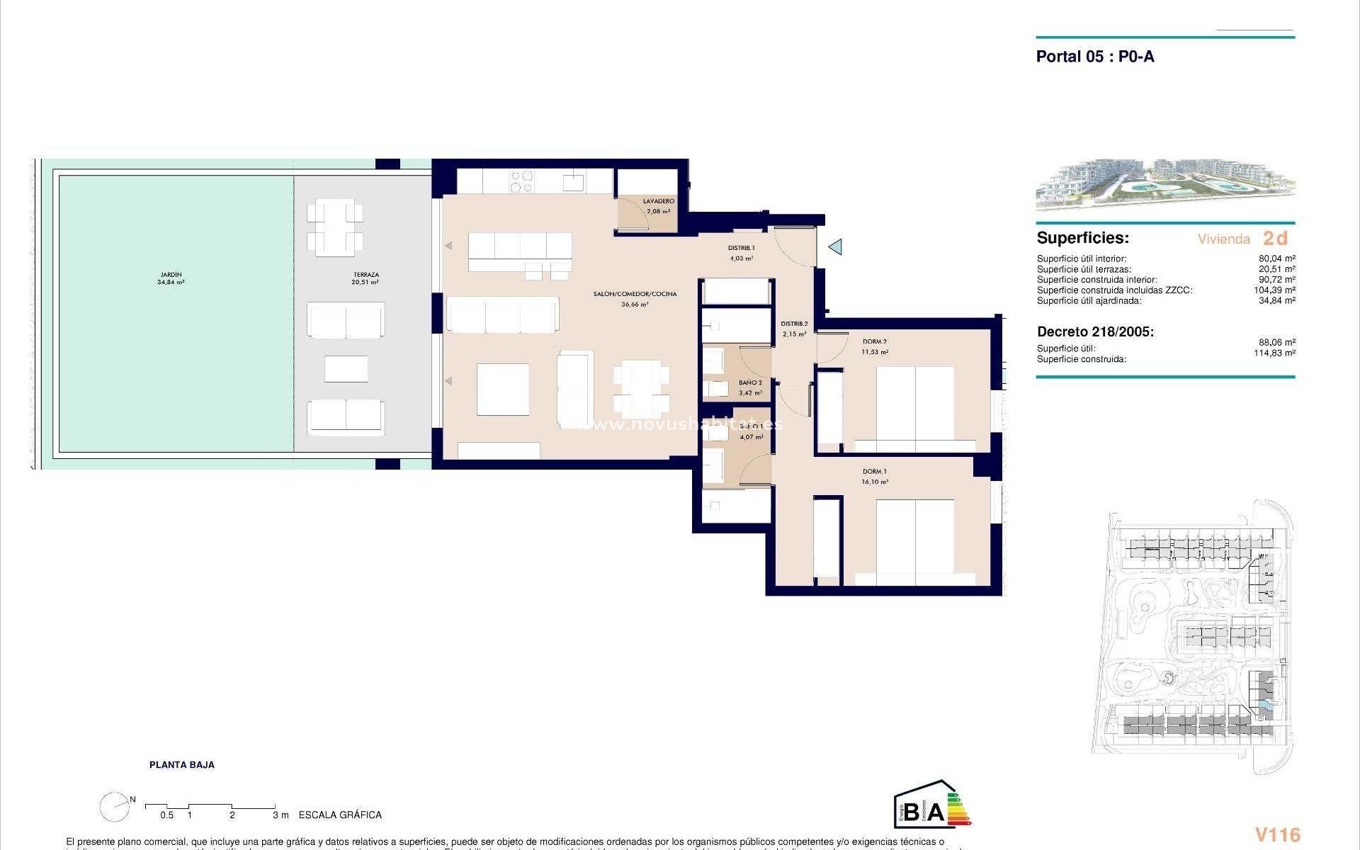 Nýbygging - Ground floor apartment - Almerimar