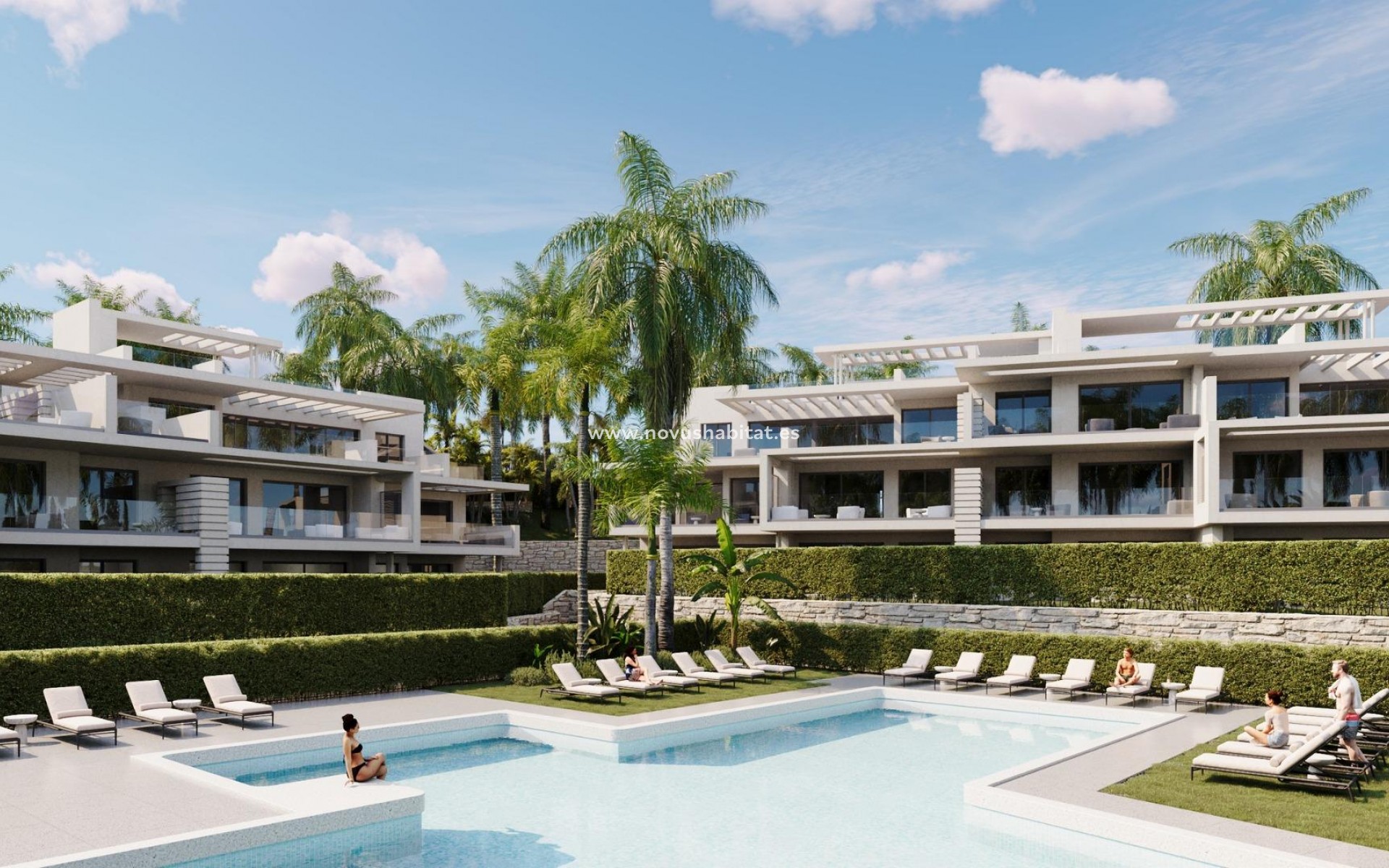 Nýbygging - Ground floor apartment - Estepona