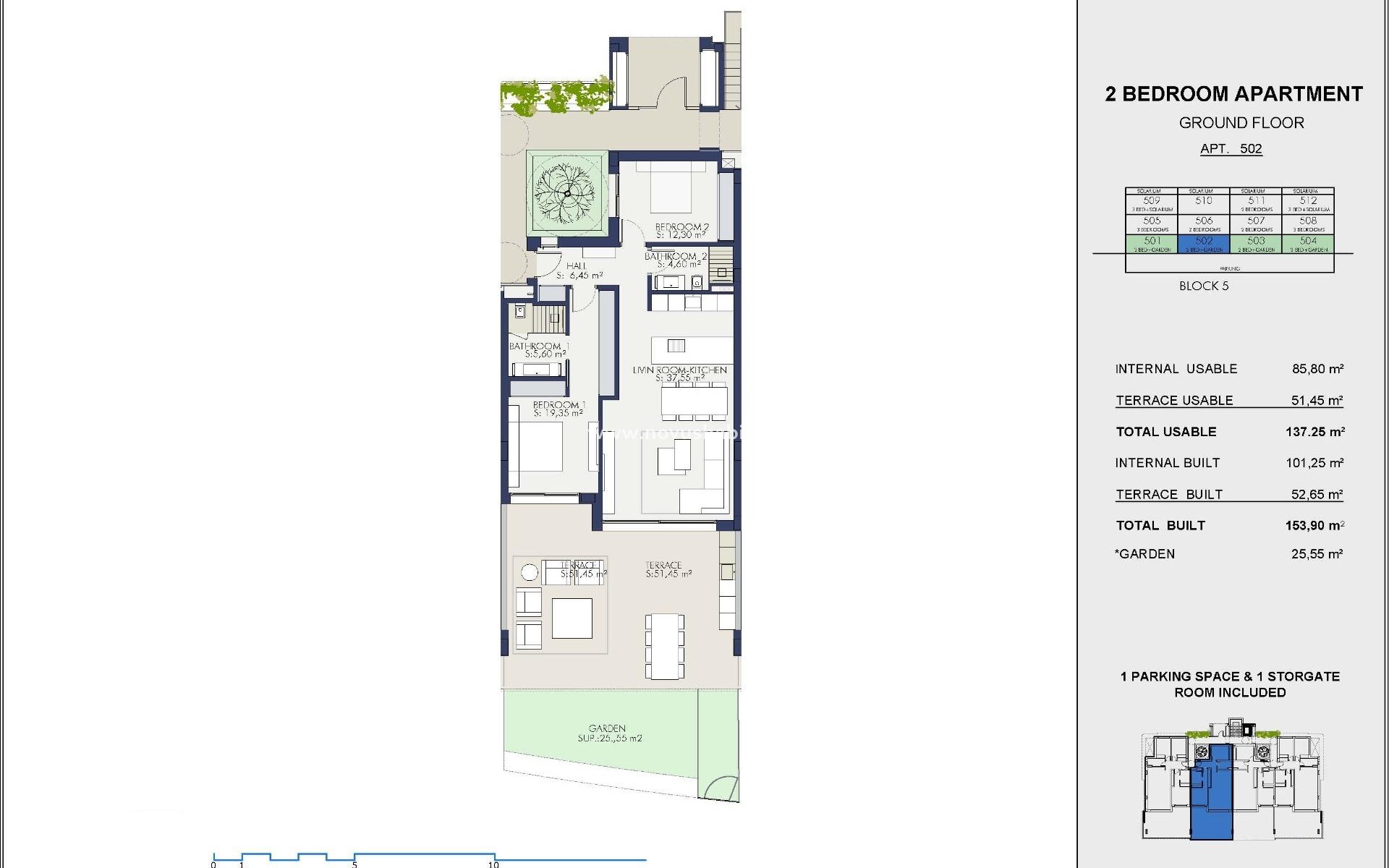 Nýbygging - Ground floor apartment - Estepona