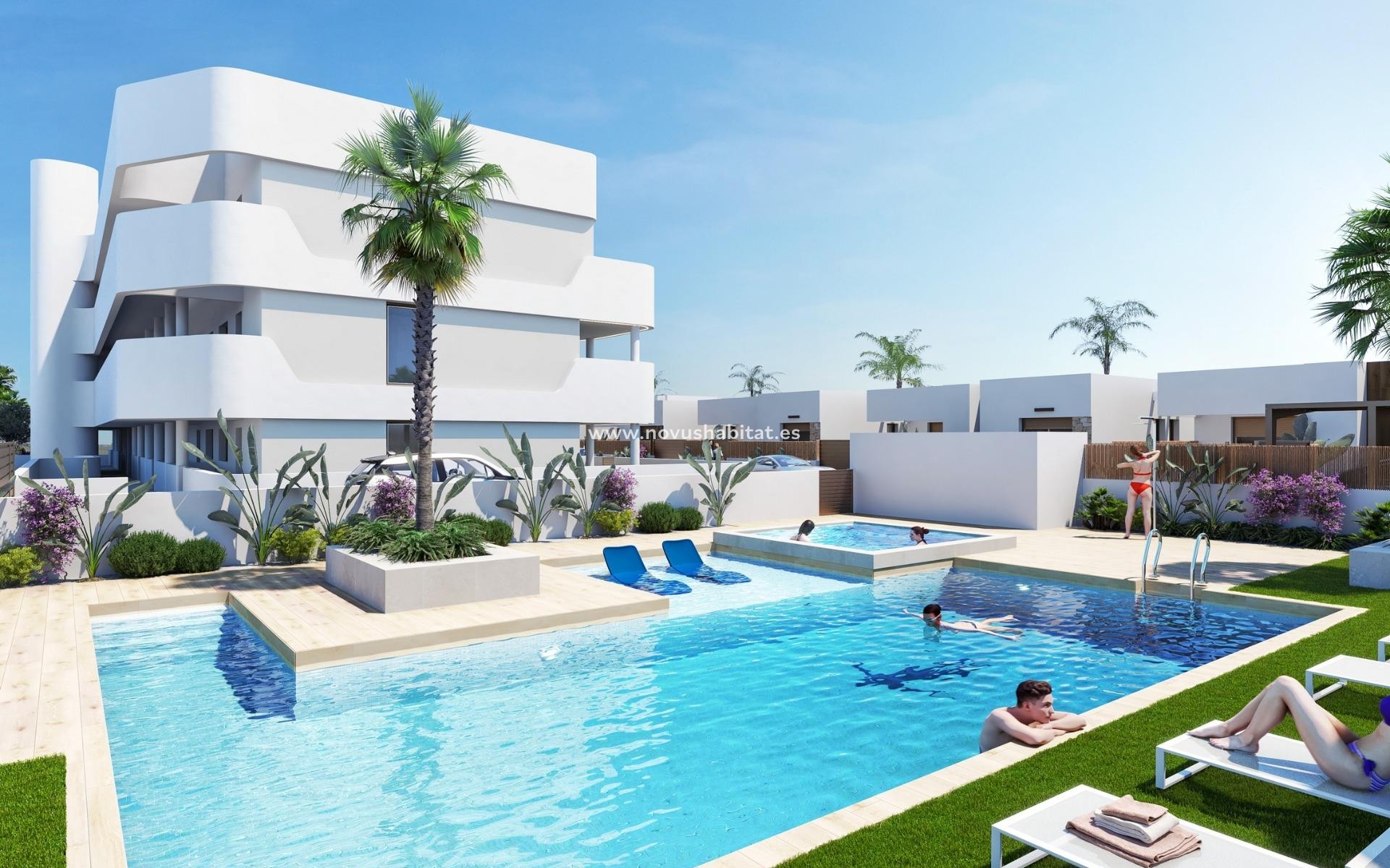 Nýbygging - Ground floor apartment - Los Alcázares - Serena Golf