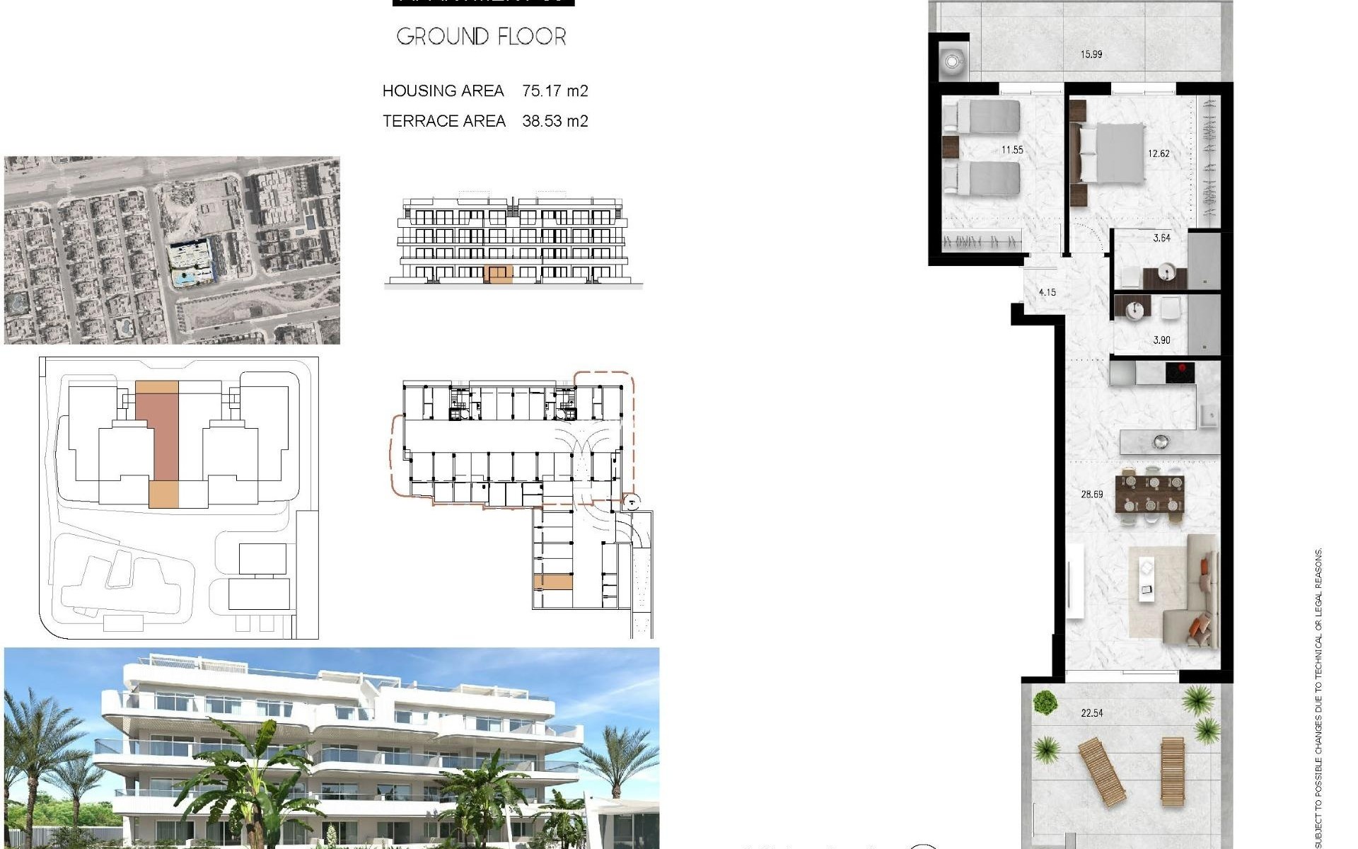 Nýbygging - Ground floor apartment - Orihuela Costa