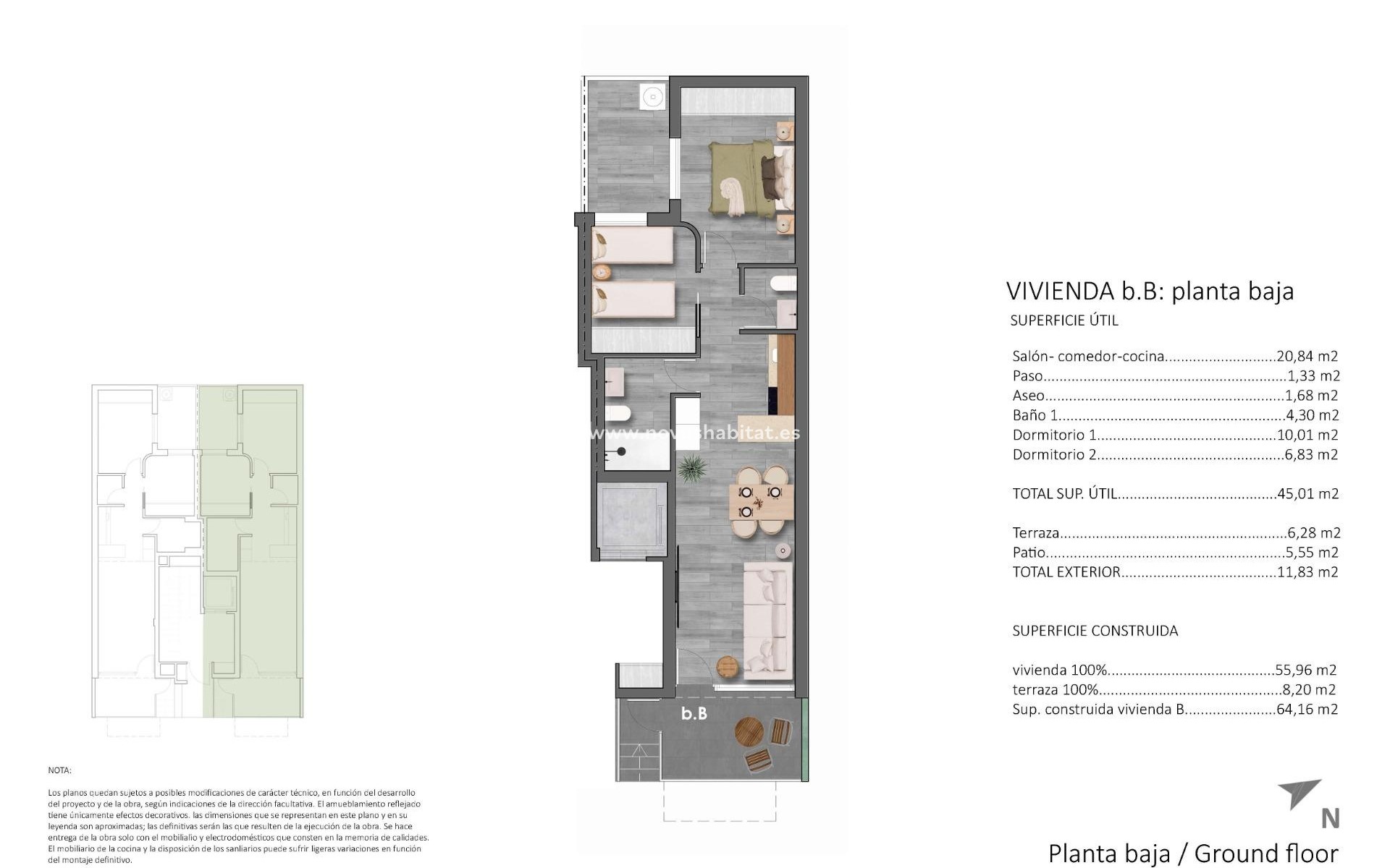 Nýbygging - Ground floor apartment - Pilar de la Horadada