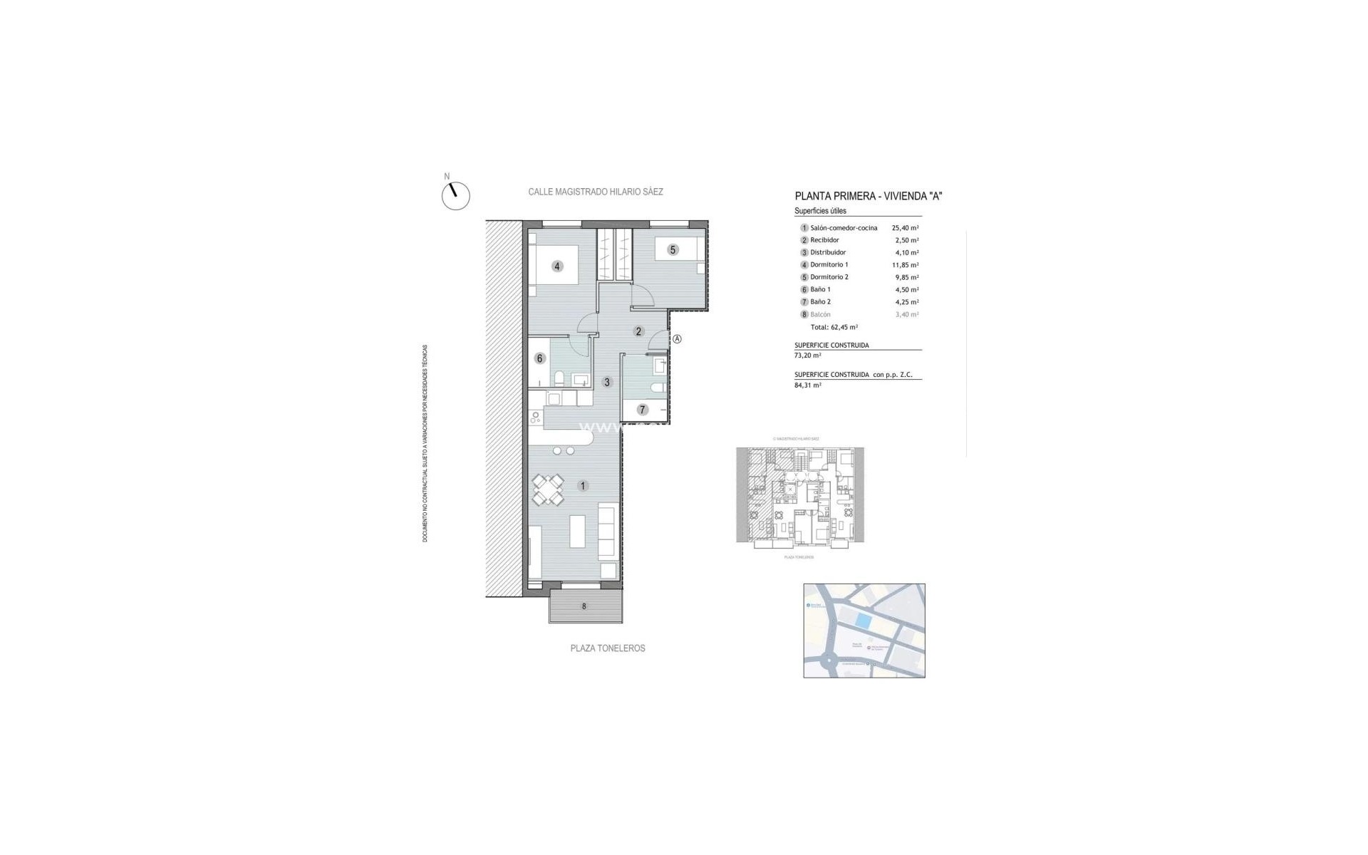 Nýbygging - Íbúð - Mazarron - Calle Juan Sebastián Elcano, 24